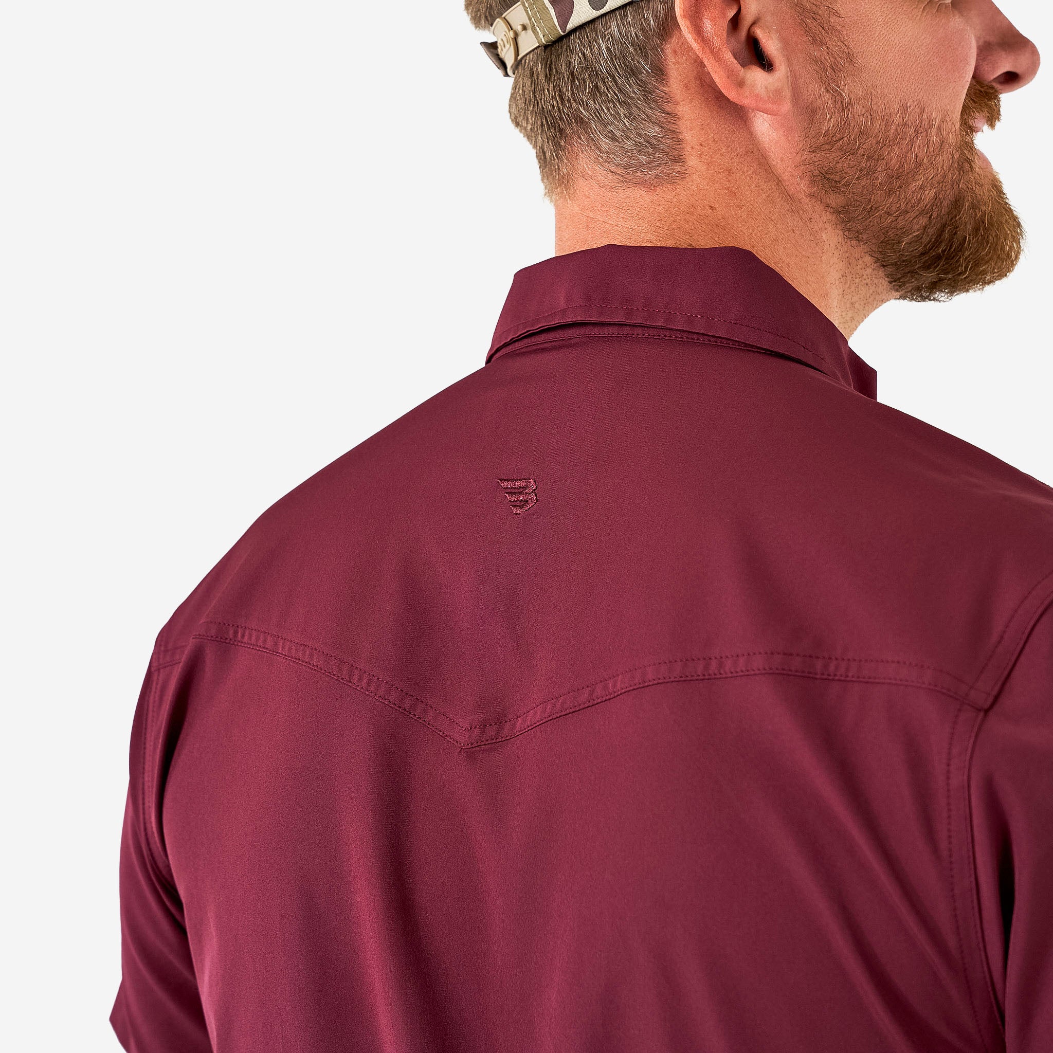 Performance Western Shirt - Maroon