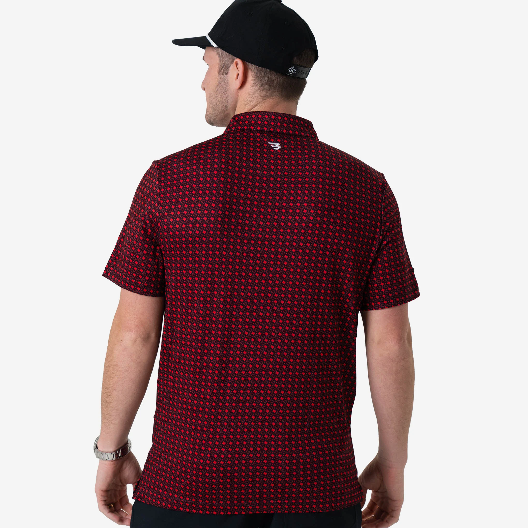 3918-performance-polo-texas-black-red-4.webp Performance Polo - Texas - Black & Red