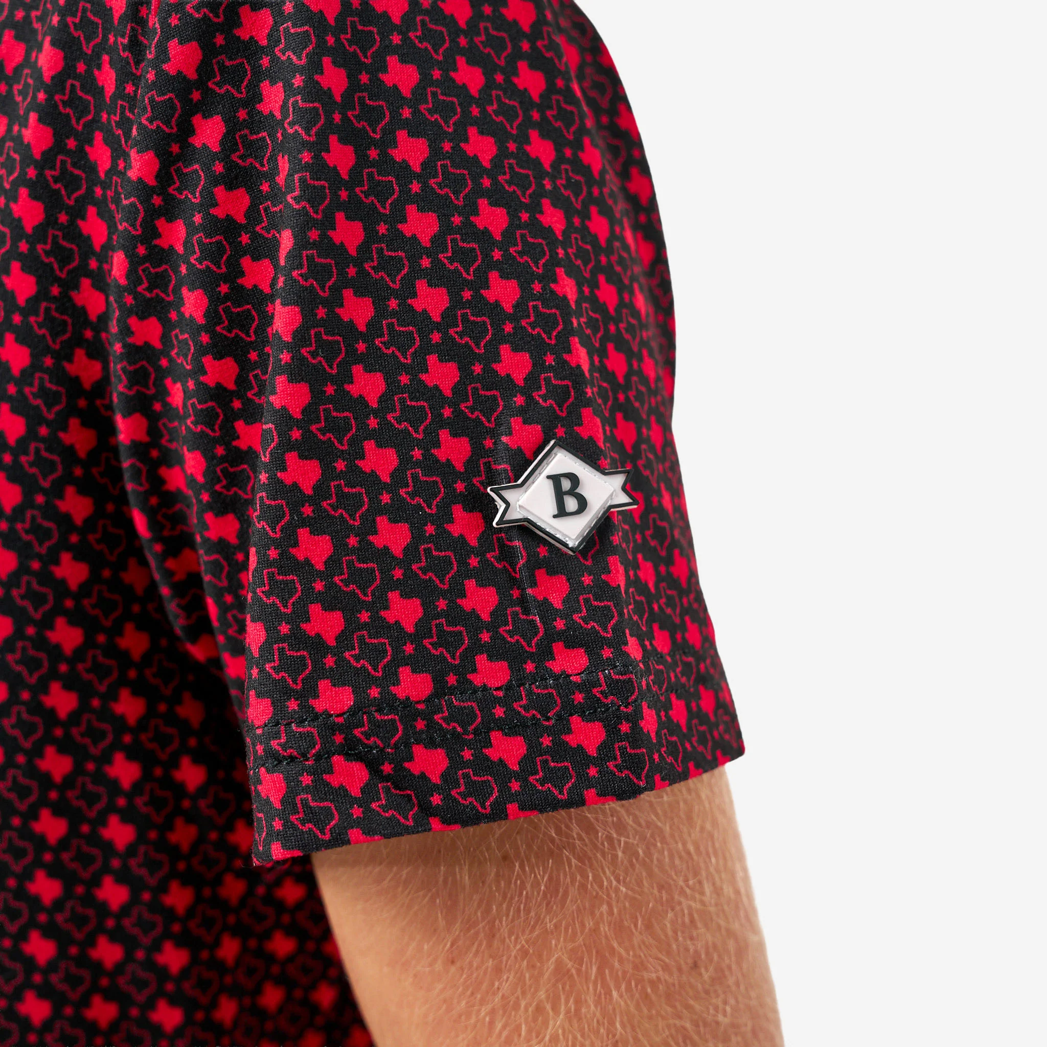 3924-youth-performance-polo-texas-black-red-7.webp Youth Performance Polo - Texas - Black & Red