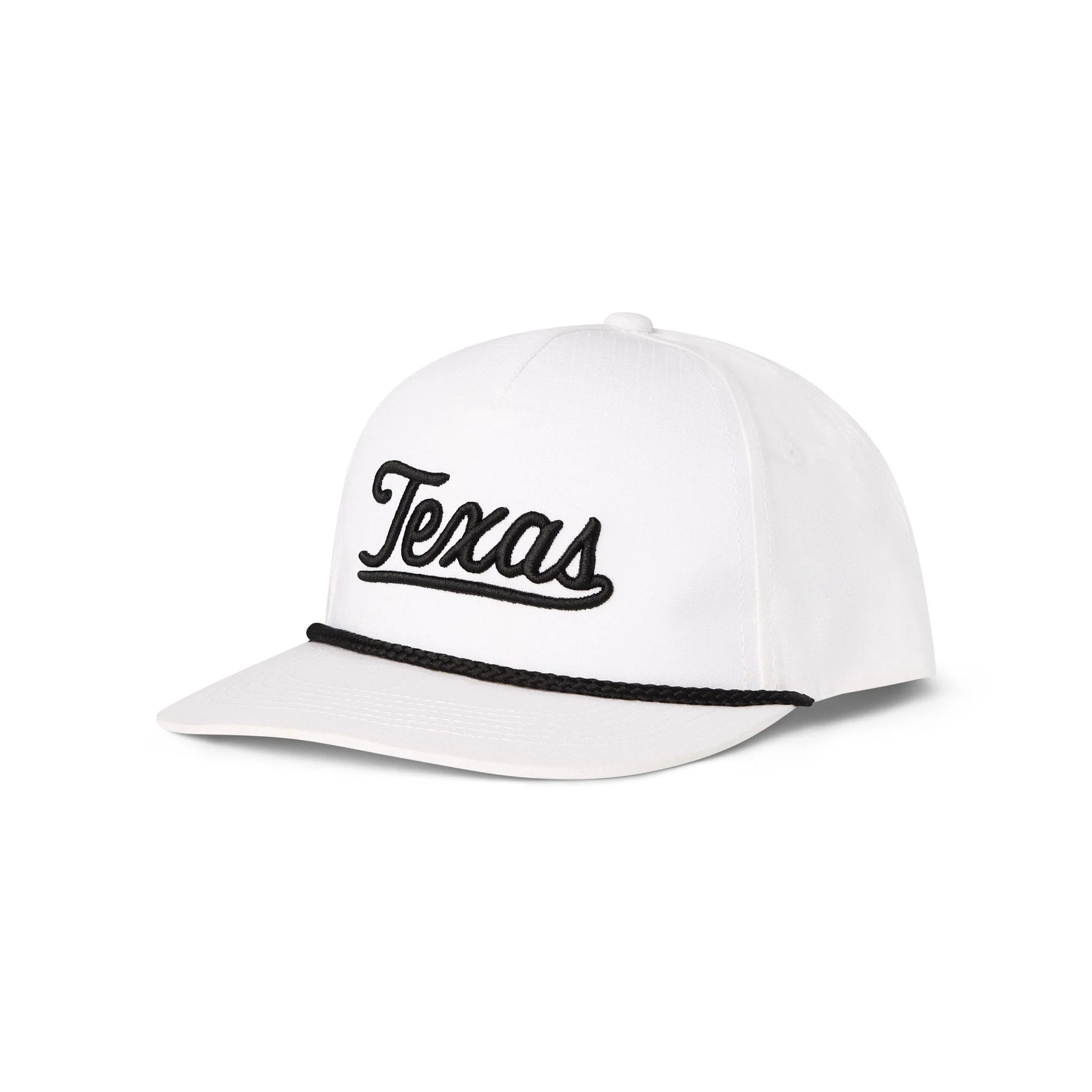 Cap - Texas Script - White