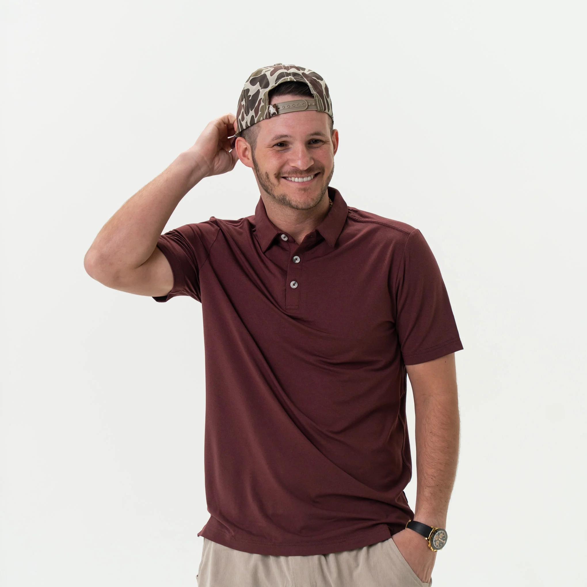 3952-performance-polo-heather-maroon-5.webp Performance Polo - Heather Maroon