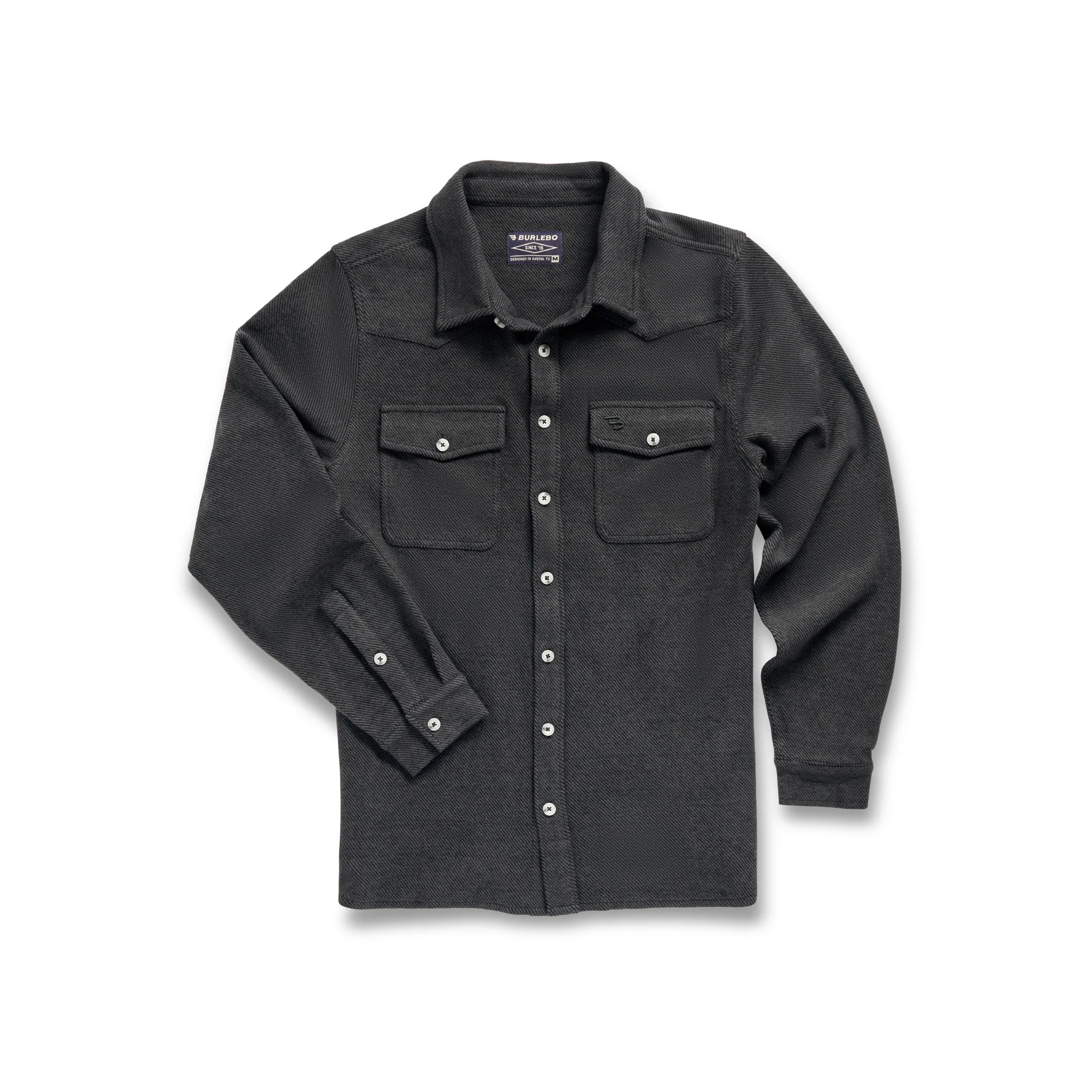 Long Sleeve -  Austin Shirt - Heather Black