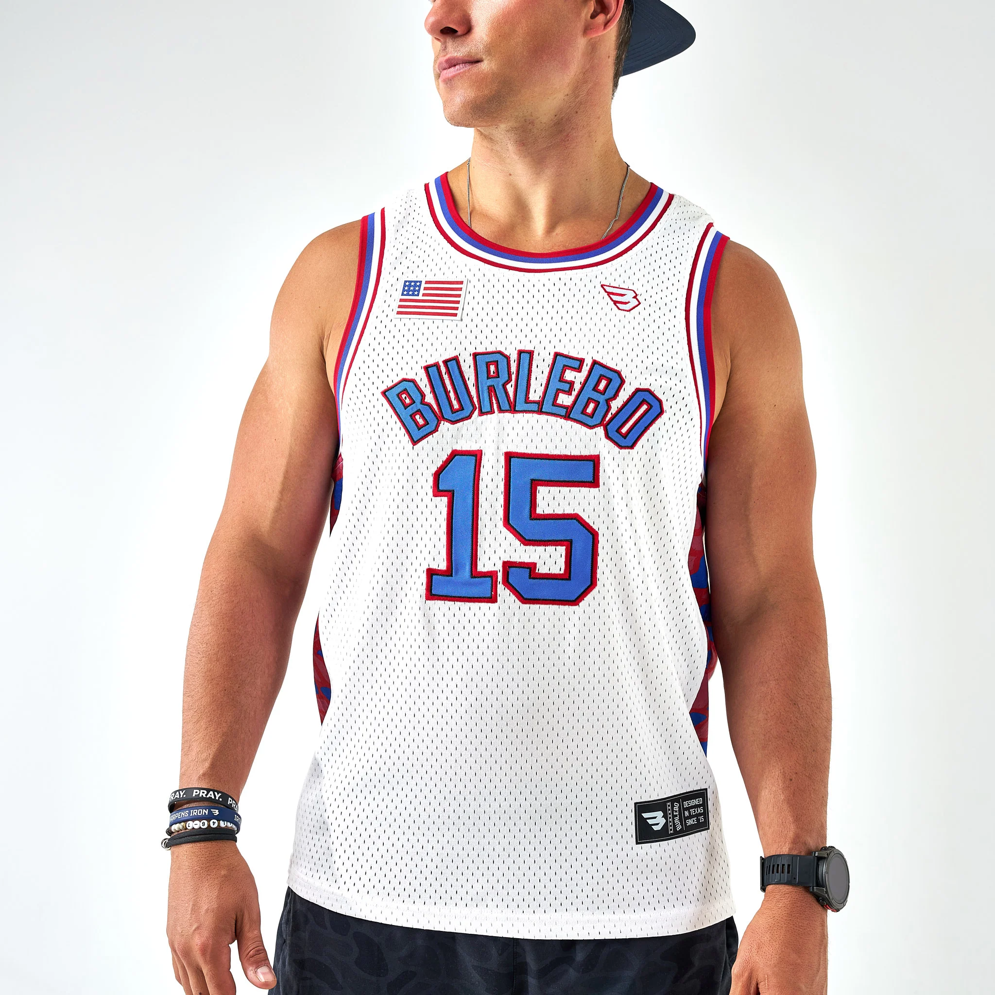 Jersey - Patriotic - White