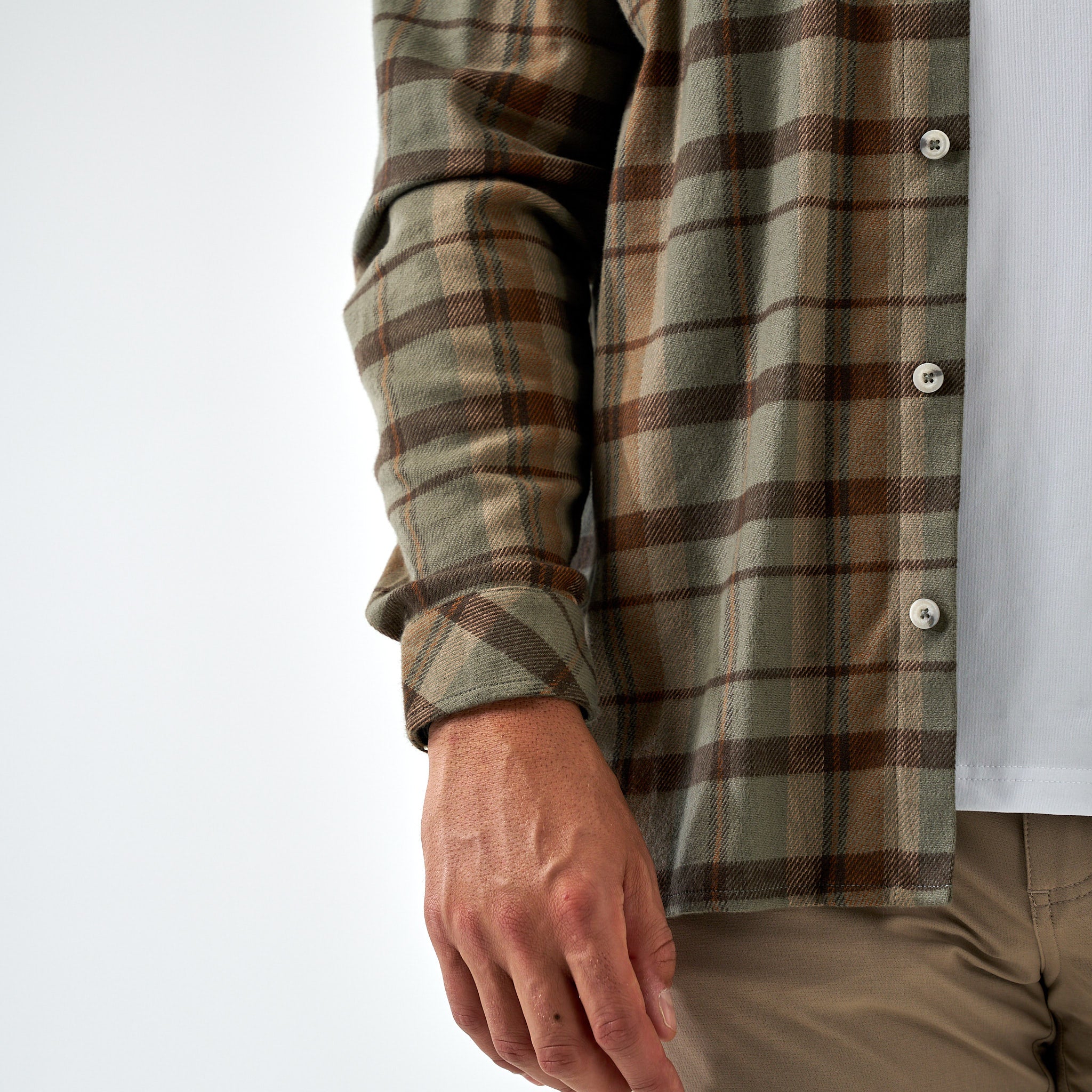 Flannel Shirt - Timber Brown