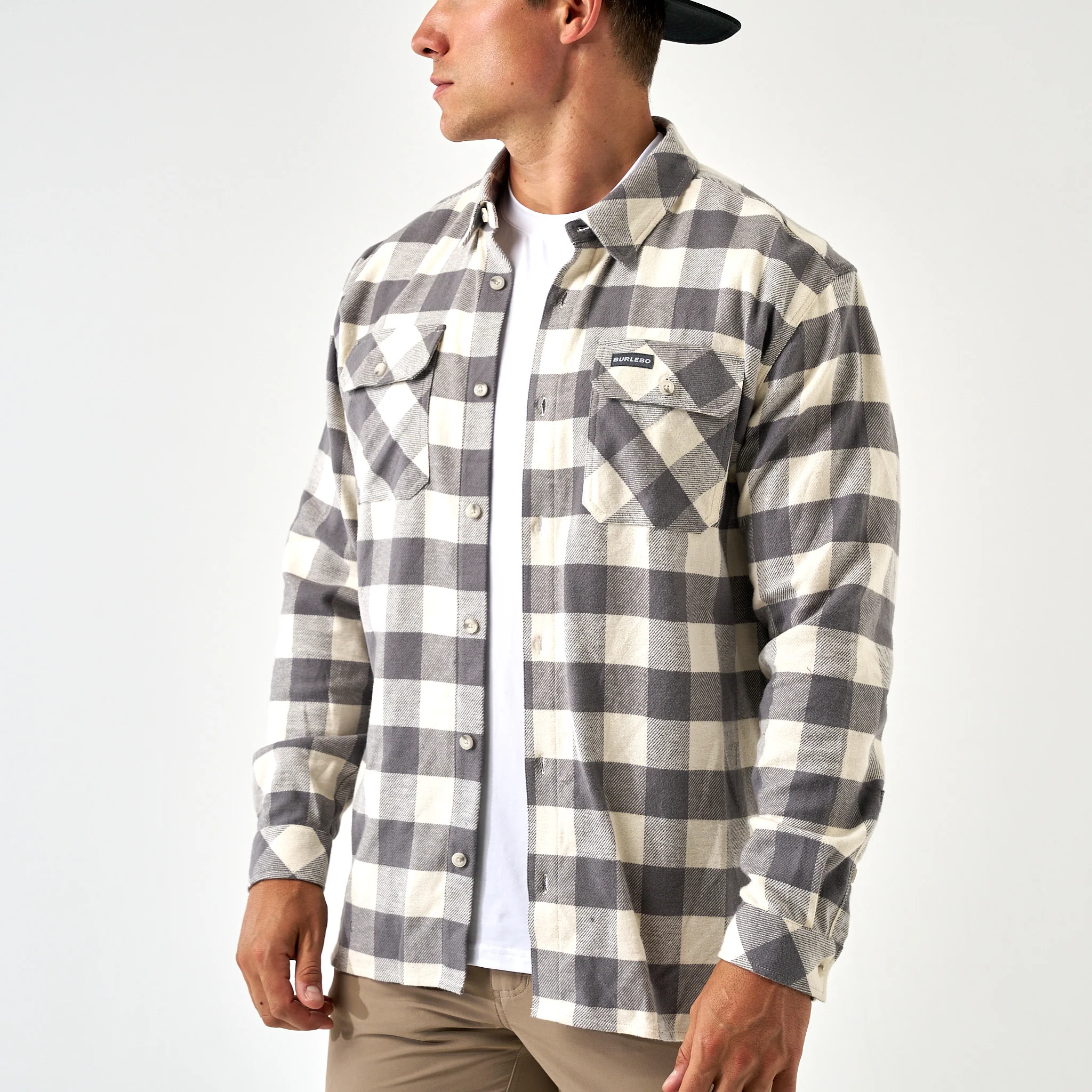 4013-flannel-shirt-grey-buffalo-1.webp Flannel Shirt - Grey Buffalo