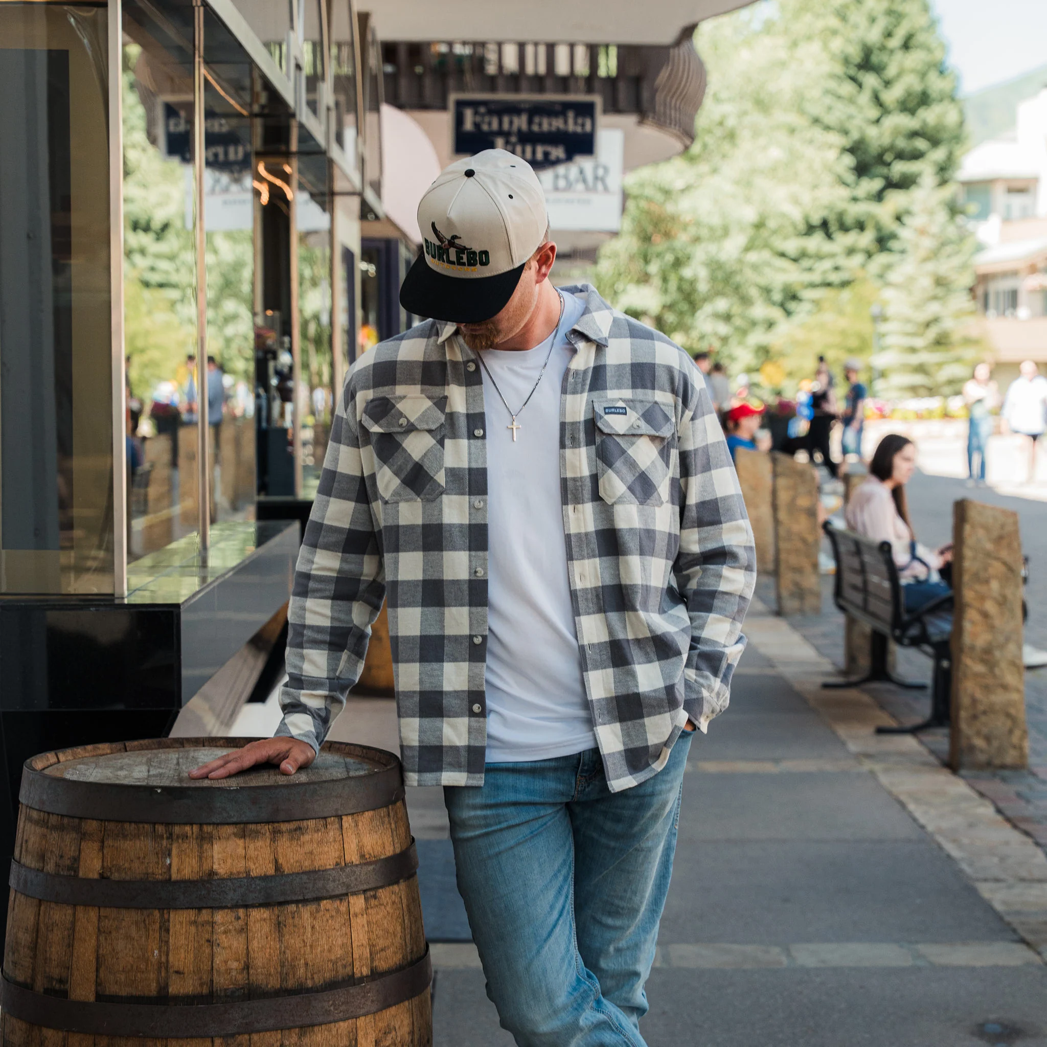 Flannel Shirt - Grey Buffalo