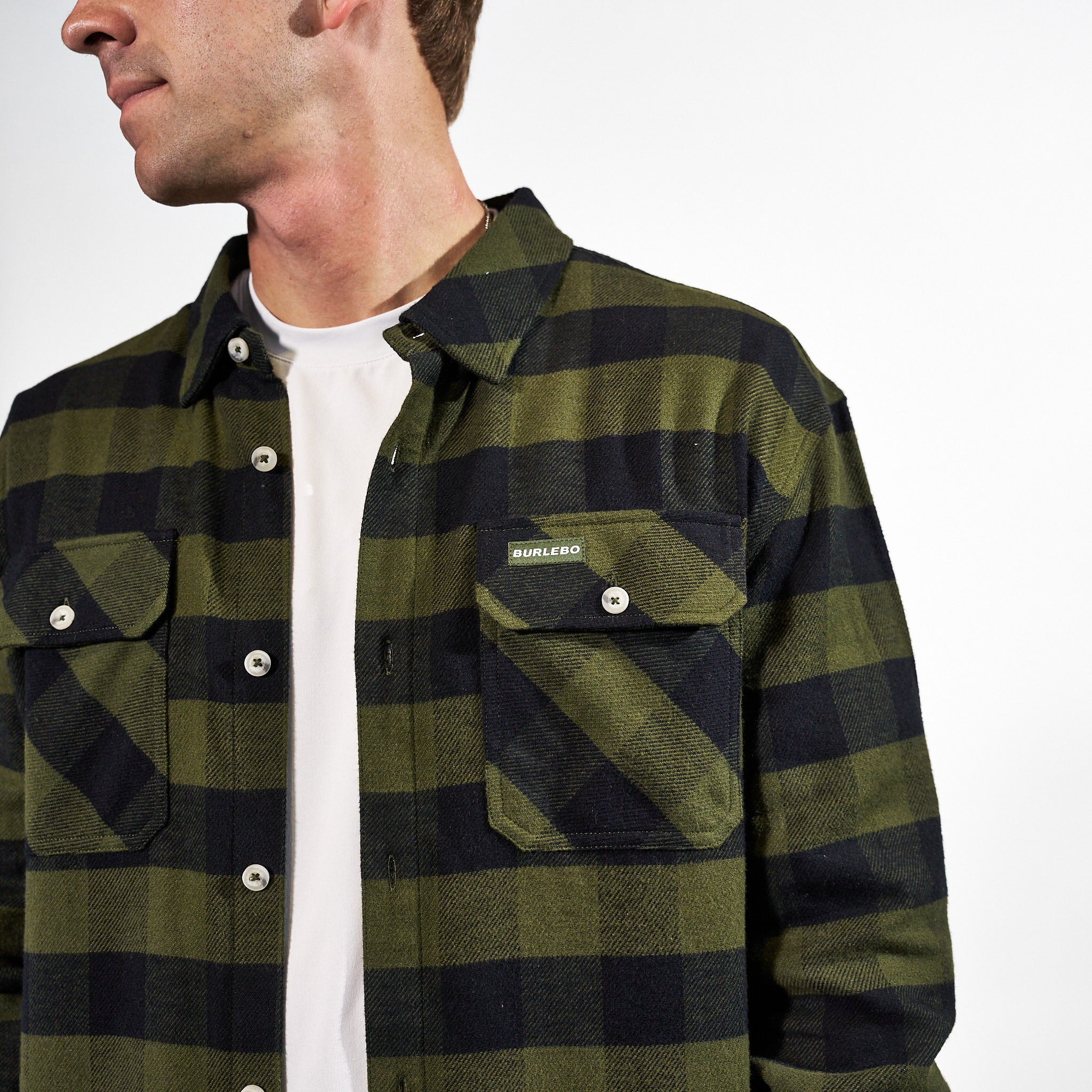 Flannel Shirt - Mallard Green Plaid