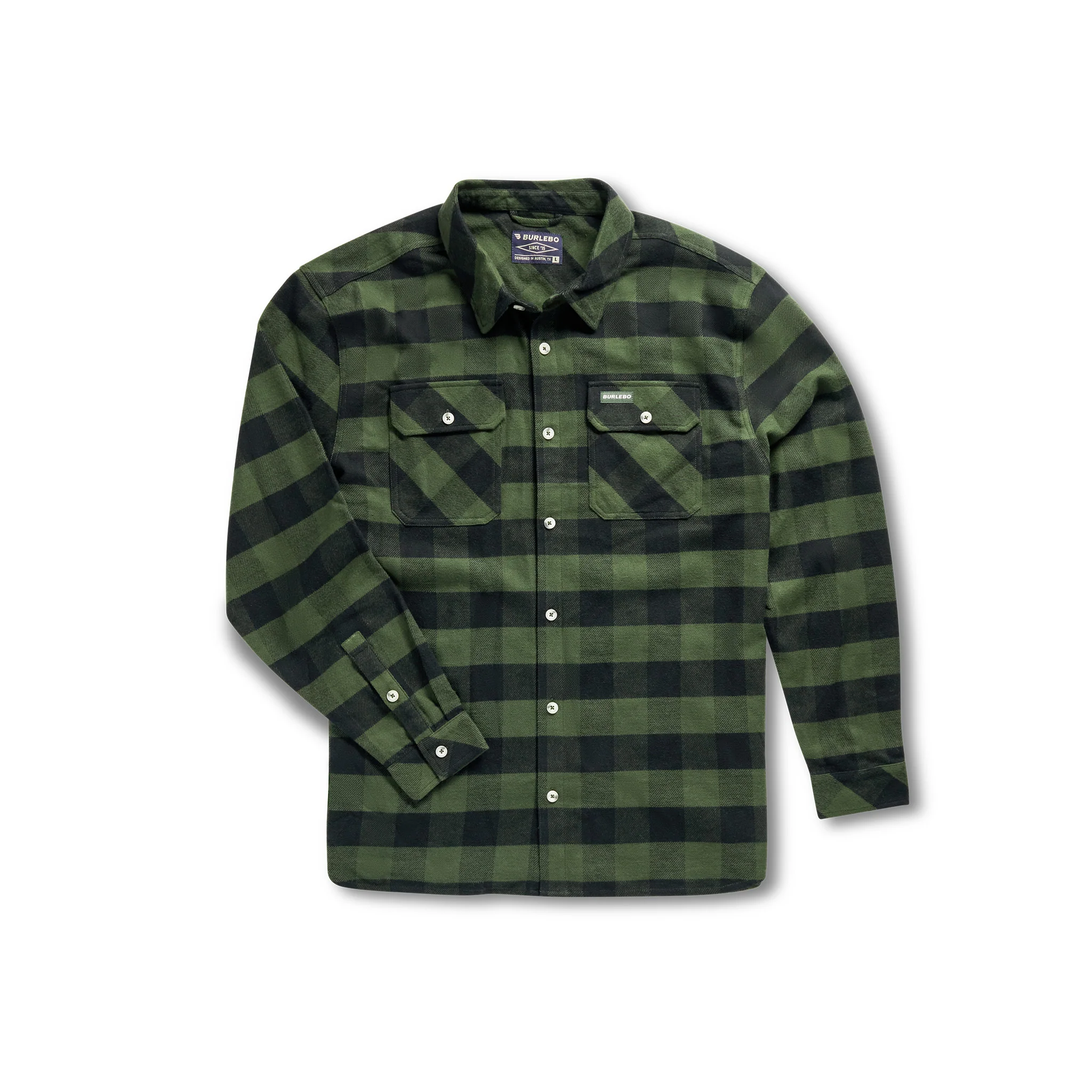Flannel Shirt - Mallard Green Plaid