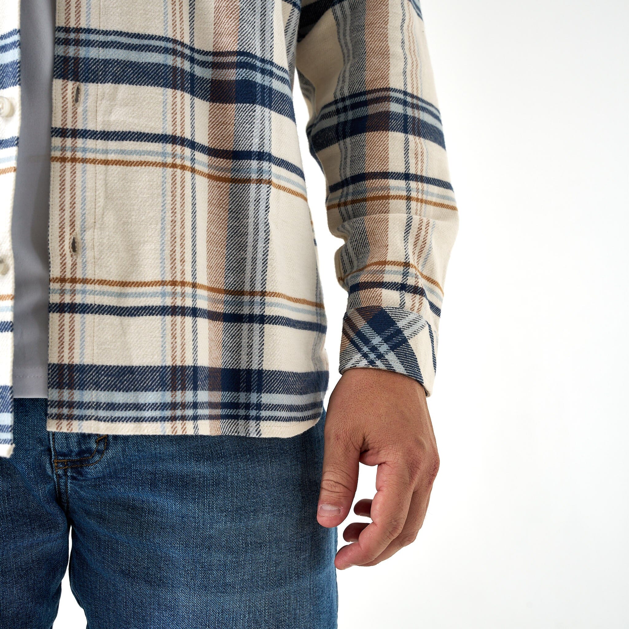 Flannel Shirt - Cream