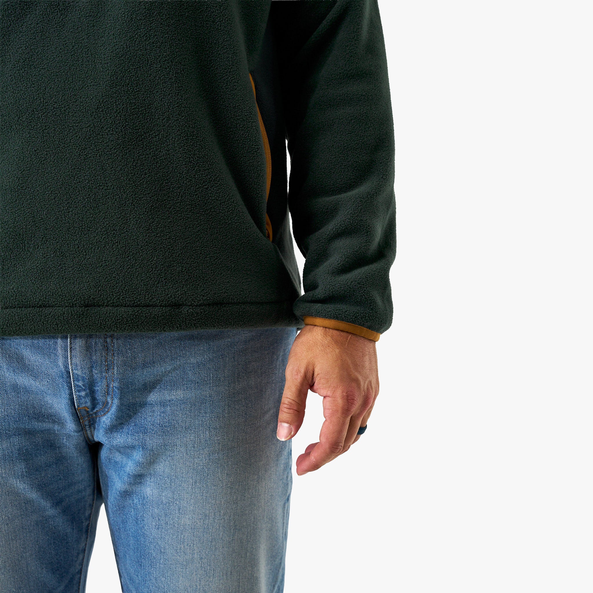 Micro Fleece - Dark Olive