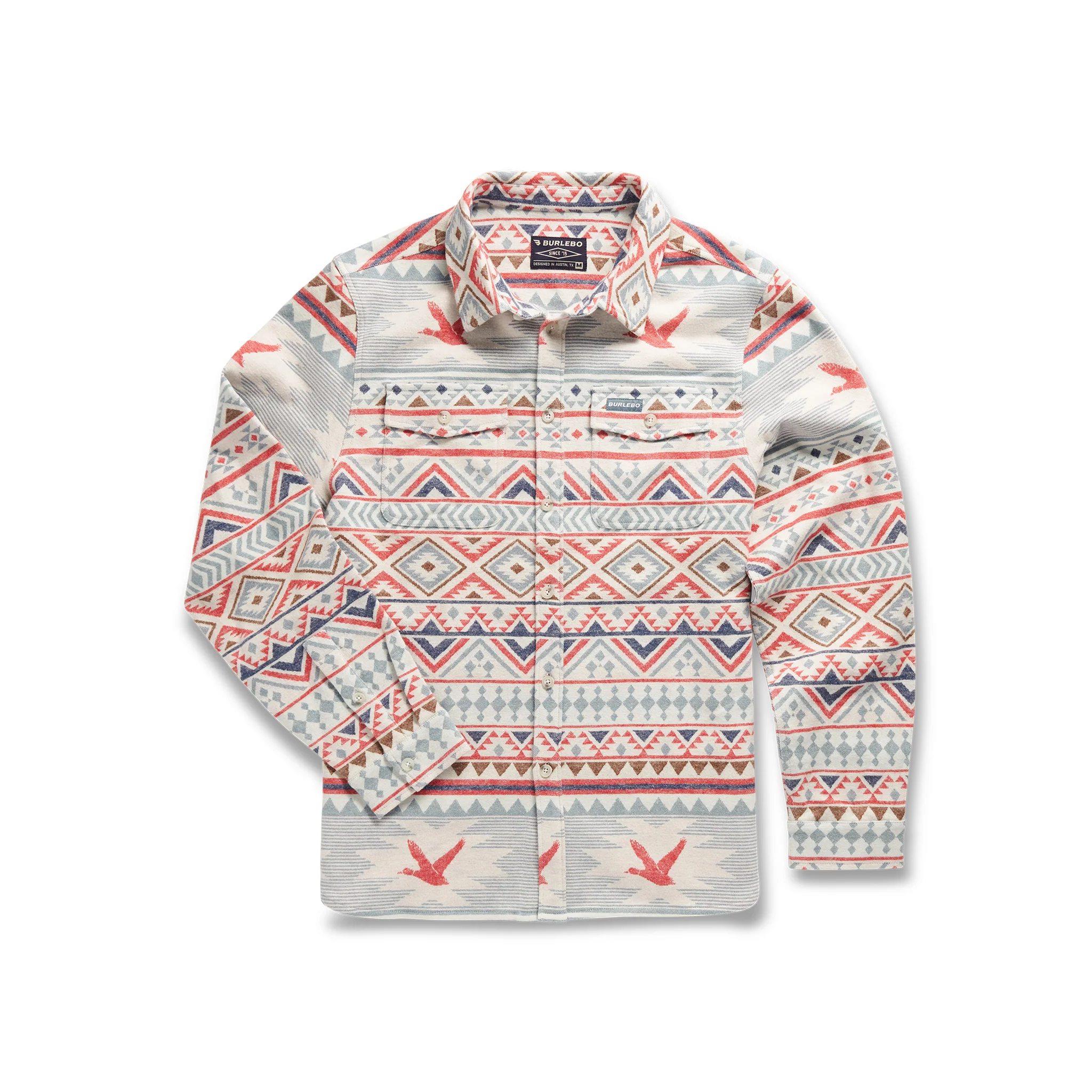 Vintage Heavyweight Flannel - Flying Duck Aztec