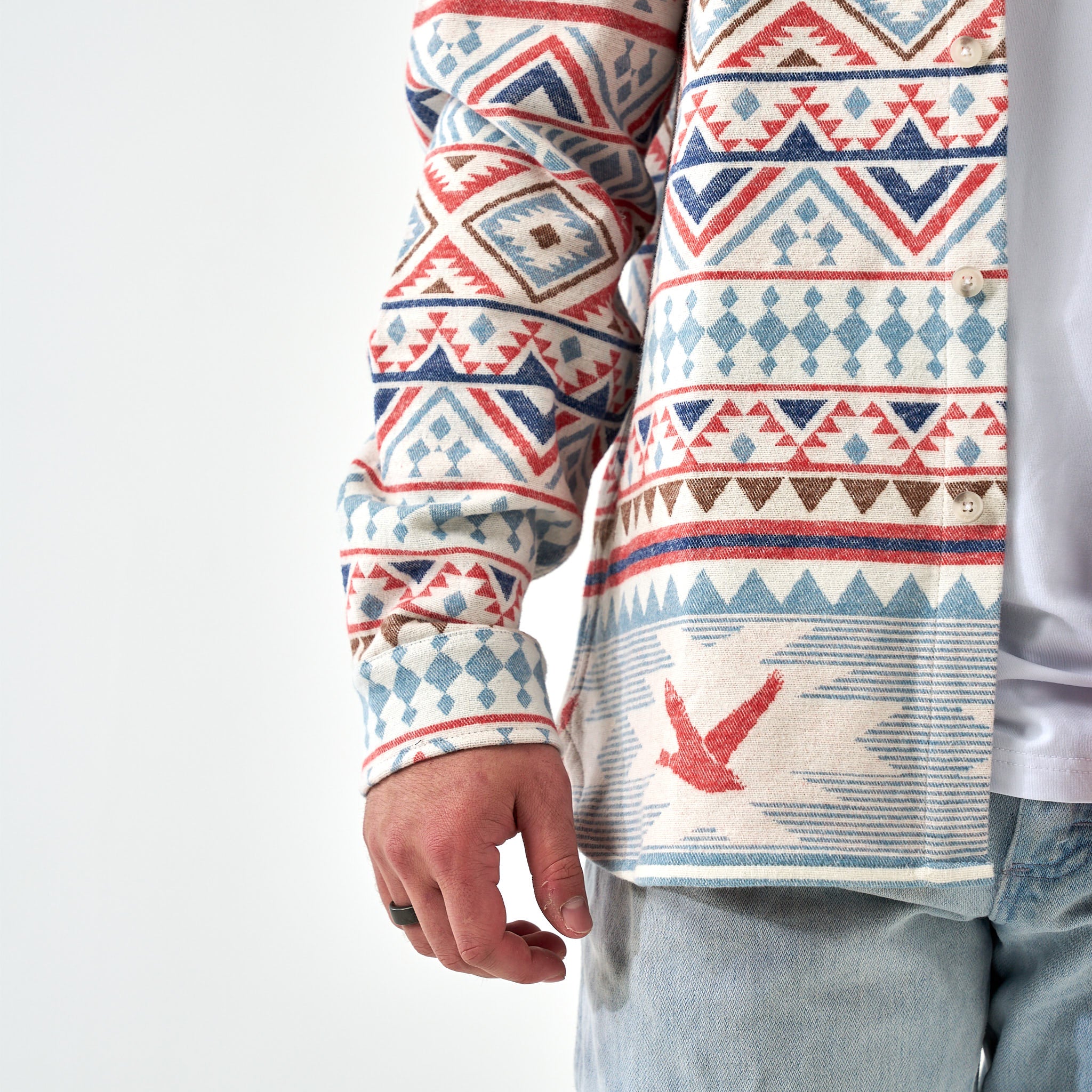 Vintage Heavyweight Flannel - Flying Duck Aztec