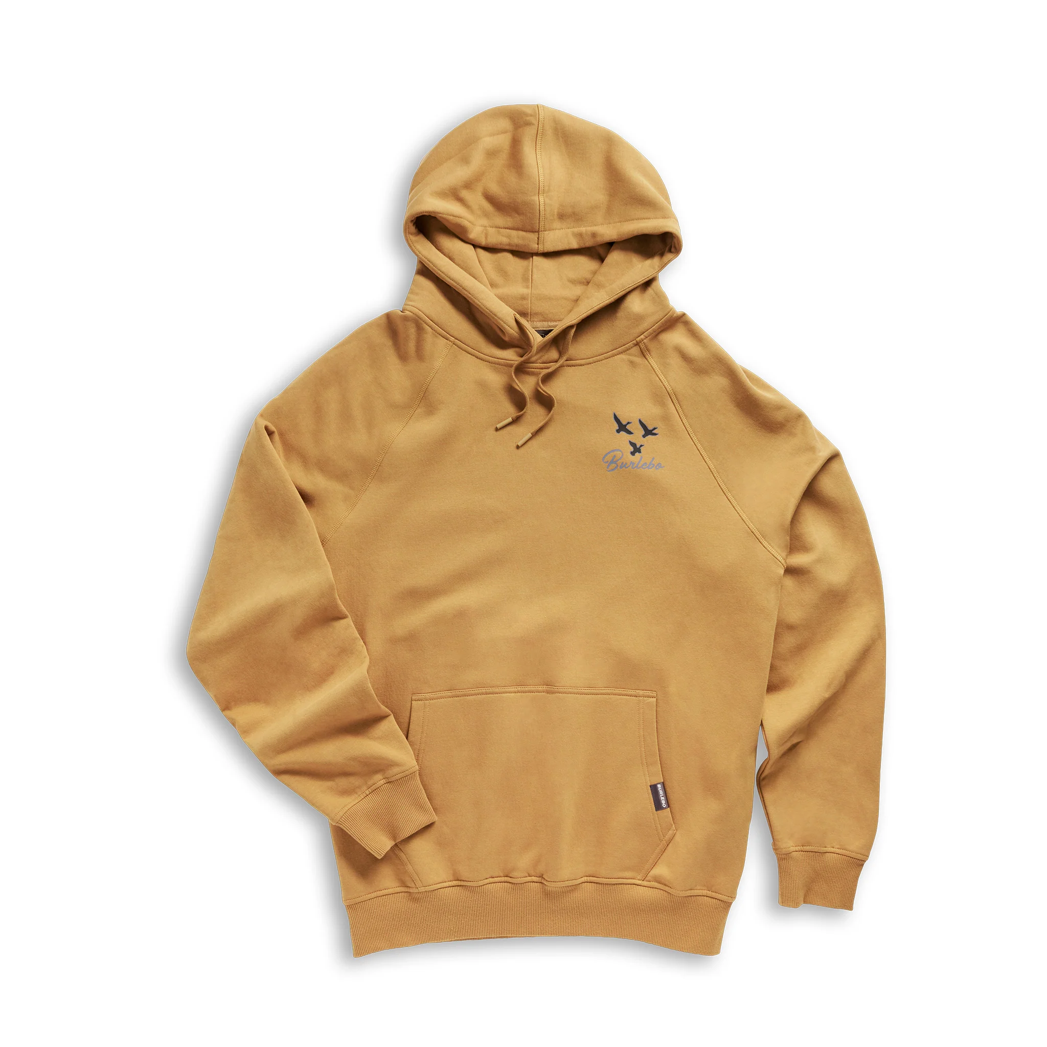 Fleece Hoodie - Duck And Dog - Light Brown