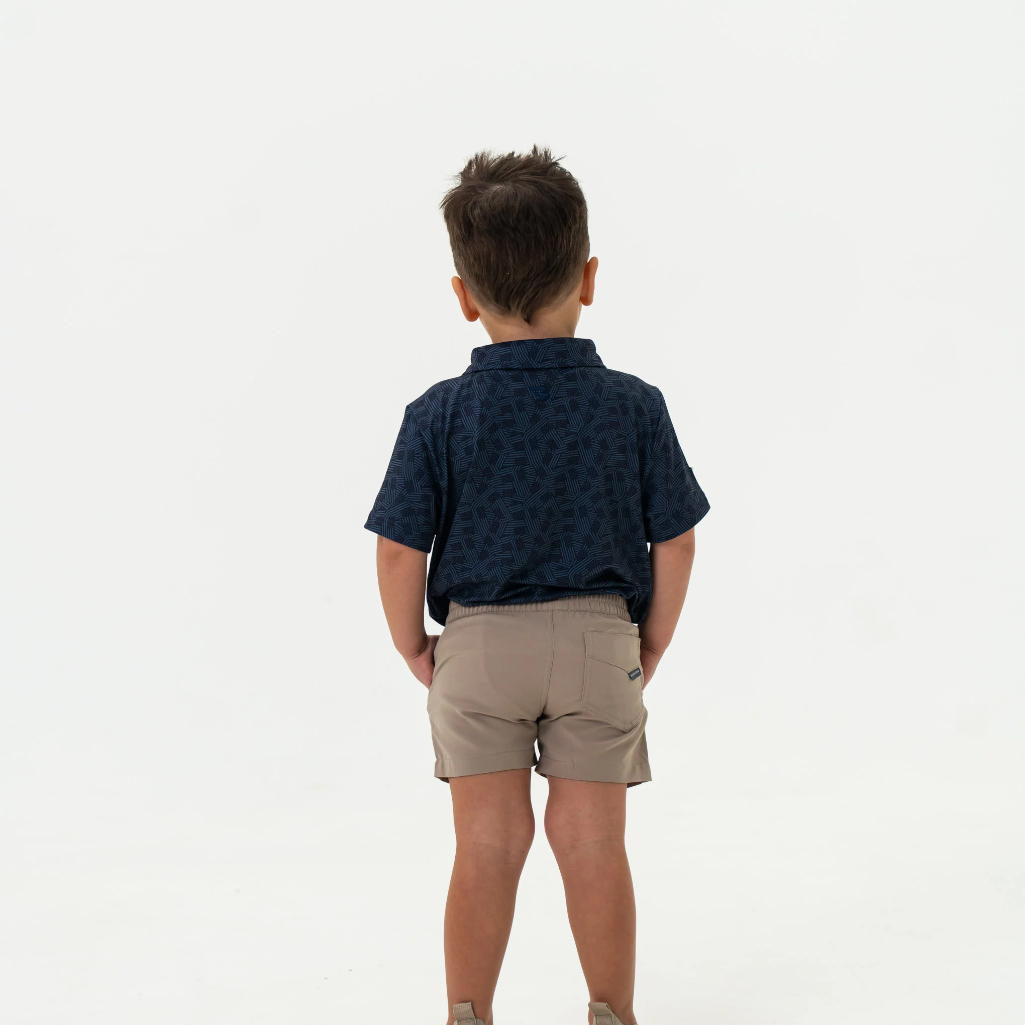 Youth Performance Polo - Stars and Stripes Navy