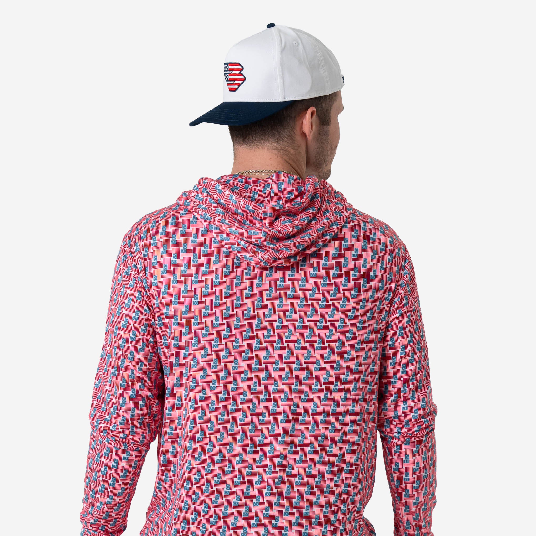 4258-performance-hoodie-american-flag-print-4.jpg Performance Hoodie - American Flag Print