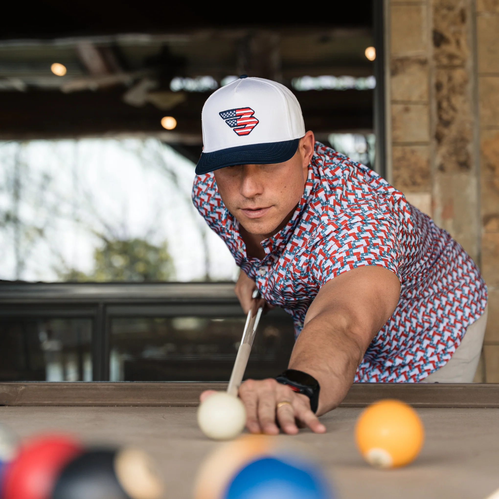 Performance Polo - Texas Flag