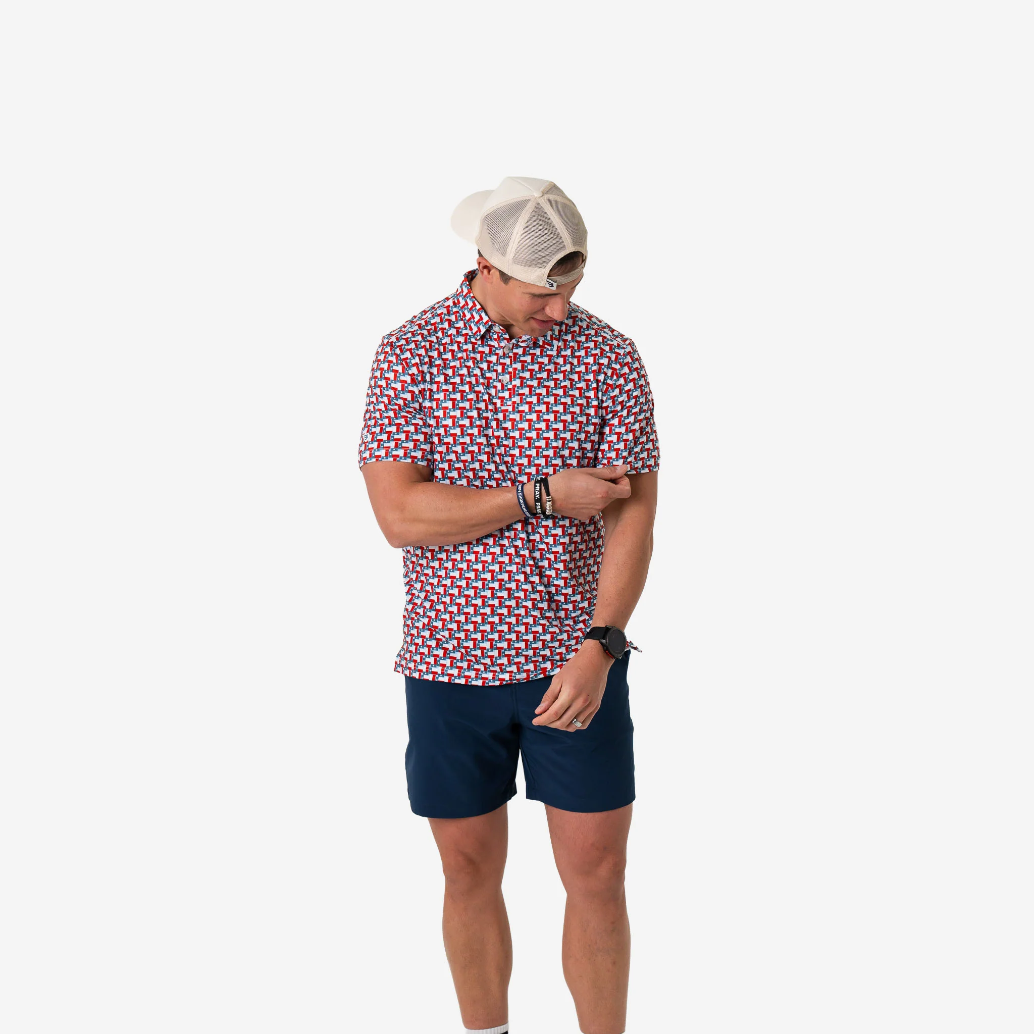 Performance Polo - Texas Flag
