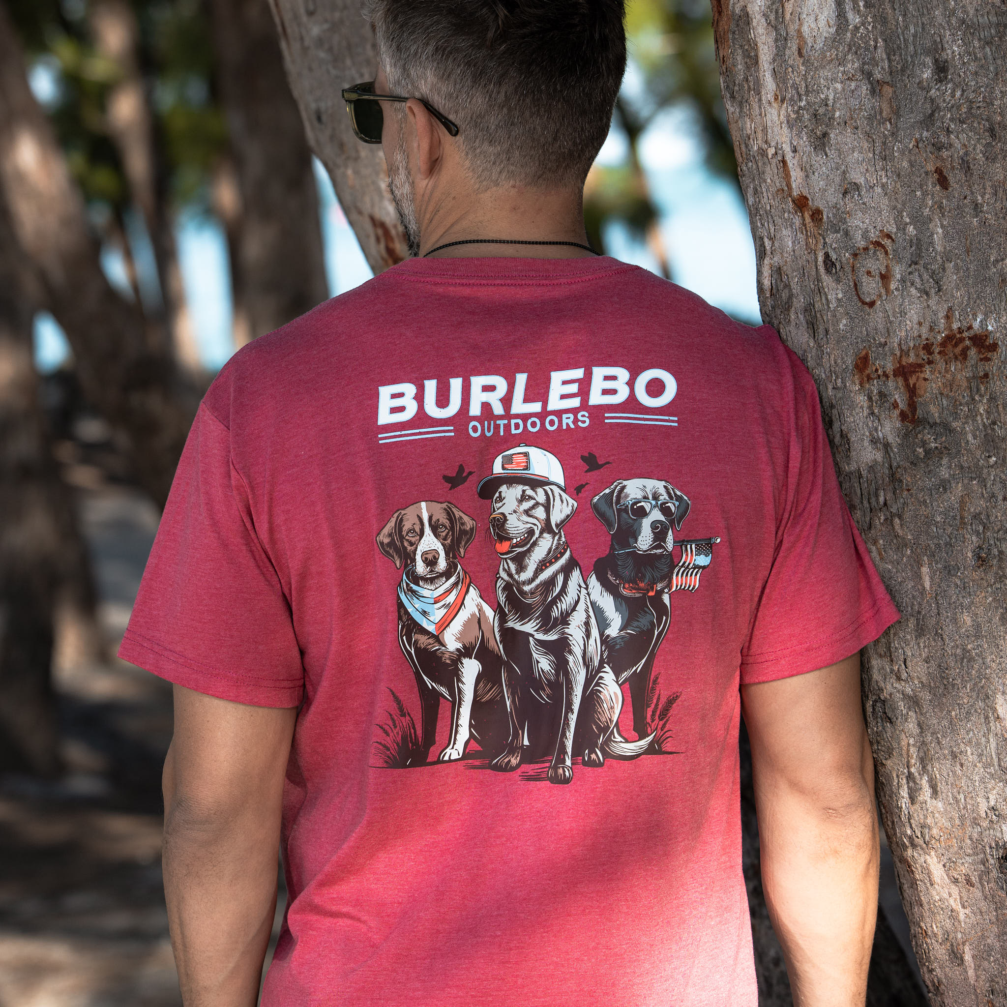 439-short-sleeve-tee-american-dogs-heather-crimson-2.jpg Short Sleeve Tee - American Dogs - Heather Crimson