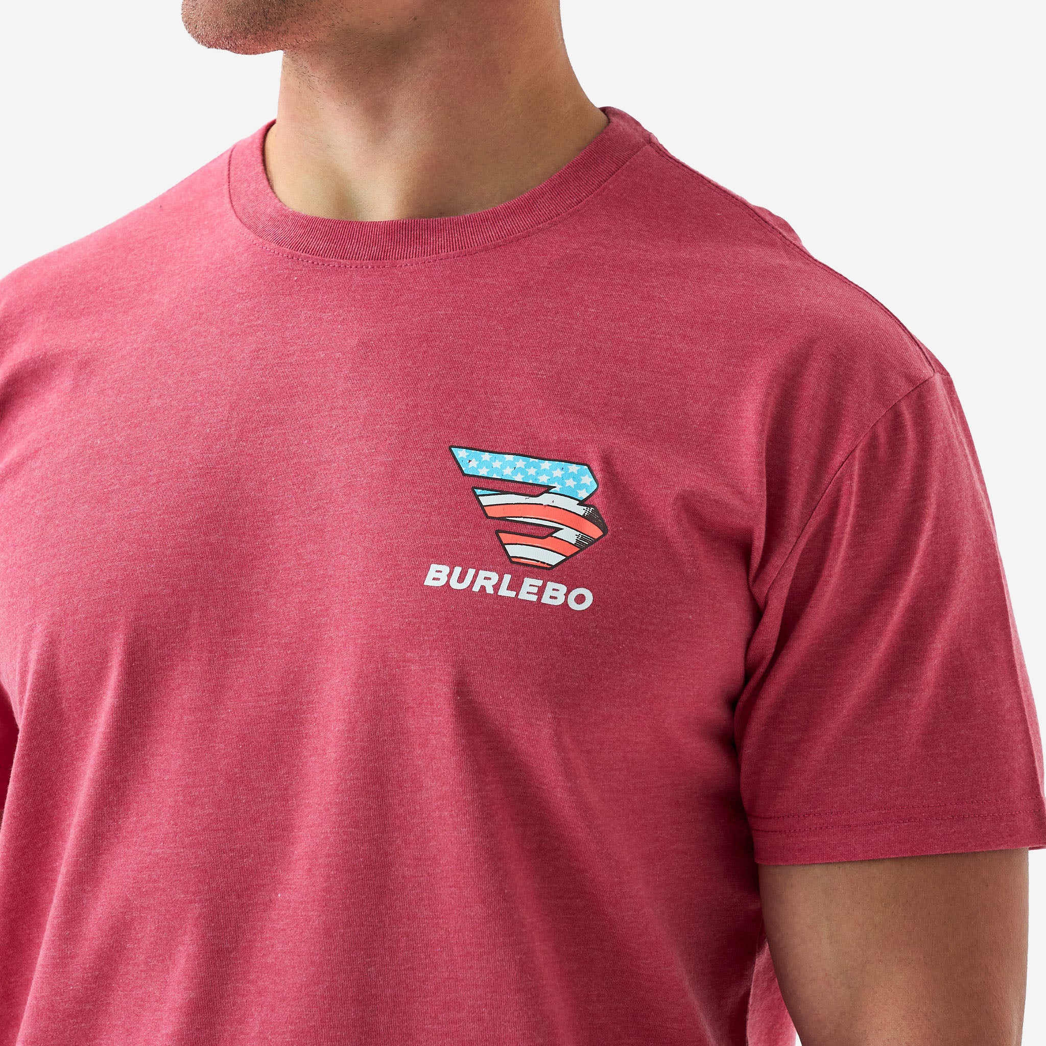 439-short-sleeve-tee-american-dogs-heather-crimson-5.jpg Short Sleeve Tee - American Dogs - Heather Crimson