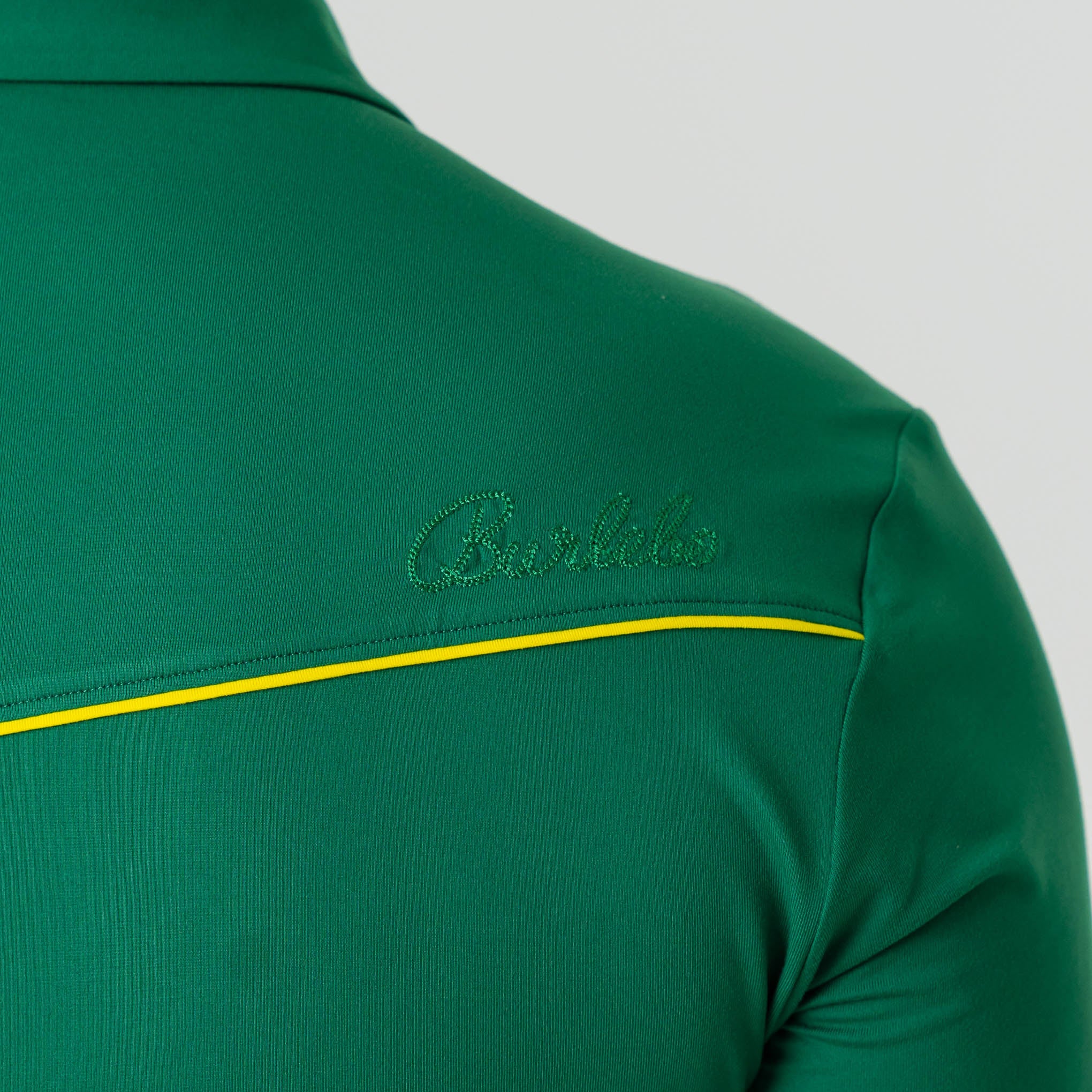 4427-pearl-snap-performance-polo-green-and-yellow-3.jpg Pearl Snap Performance Polo - Green and Yellow