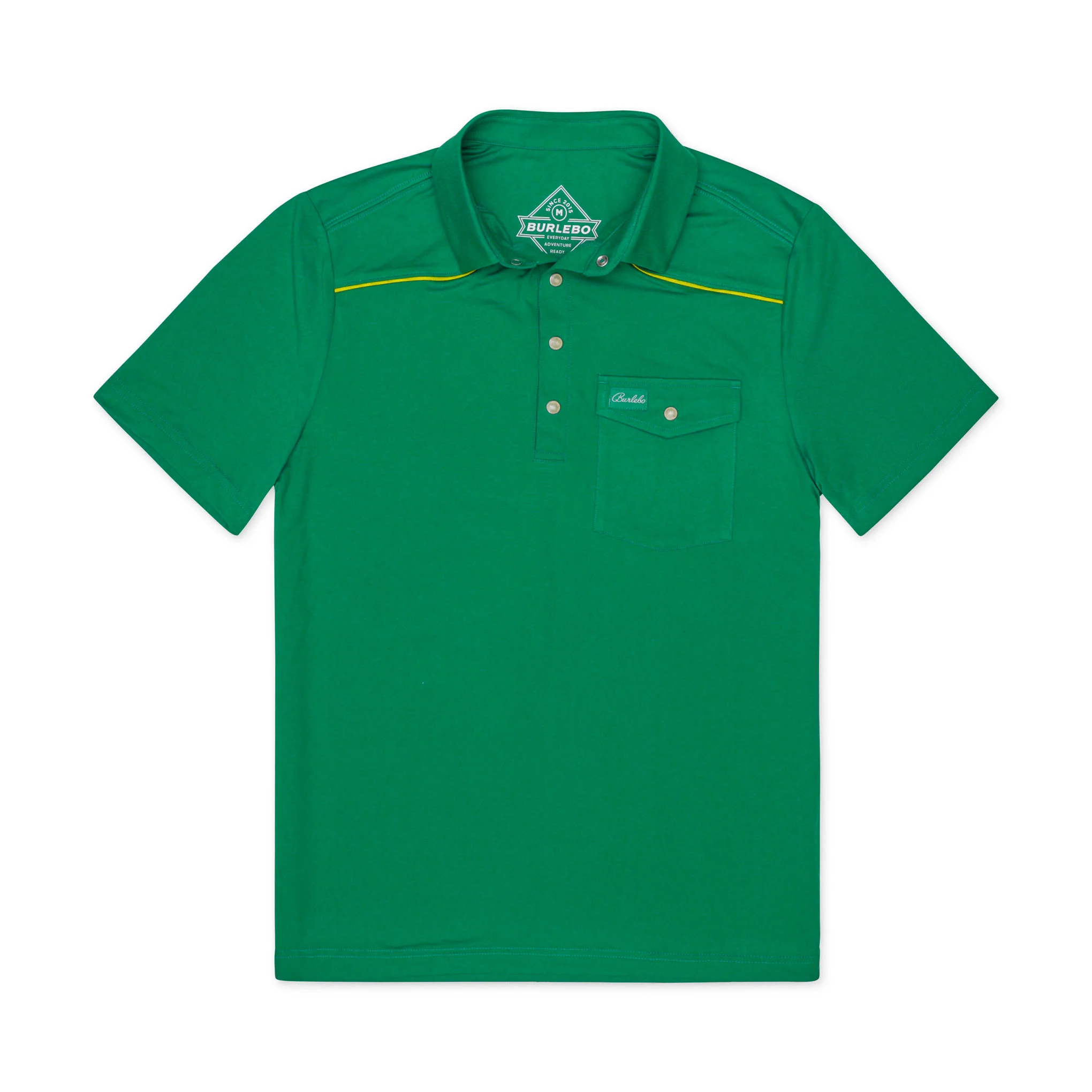 4427-pearl-snap-performance-polo-green-and-yellow-5.webp Pearl Snap Performance Polo - Green and Yellow