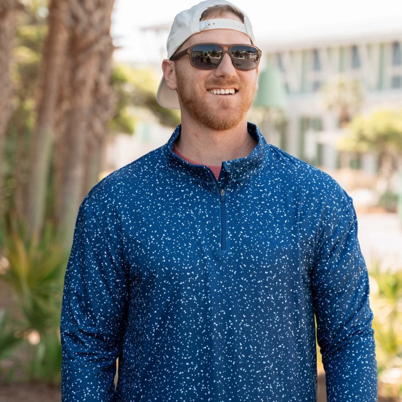 4433-performance-quarter-zip-navy-speckled-2.webp Performance Quarter Zip - Navy Speckled