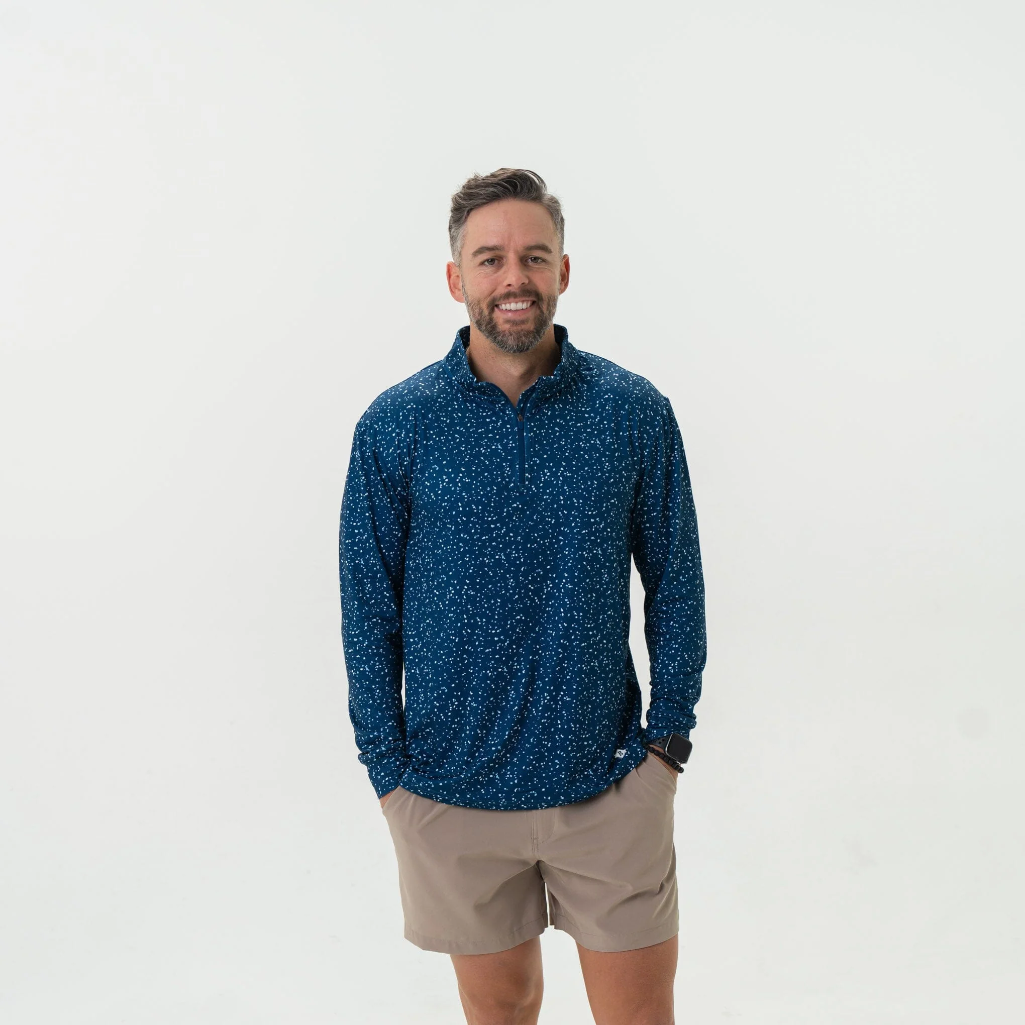 4433-performance-quarter-zip-navy-speckled-3.webp Performance Quarter Zip - Navy Speckled