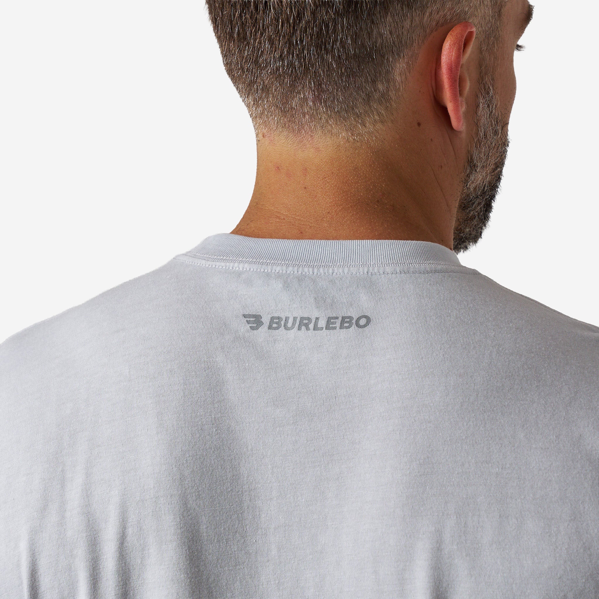 Vintage Washed Tee - PRAY - Light Grey