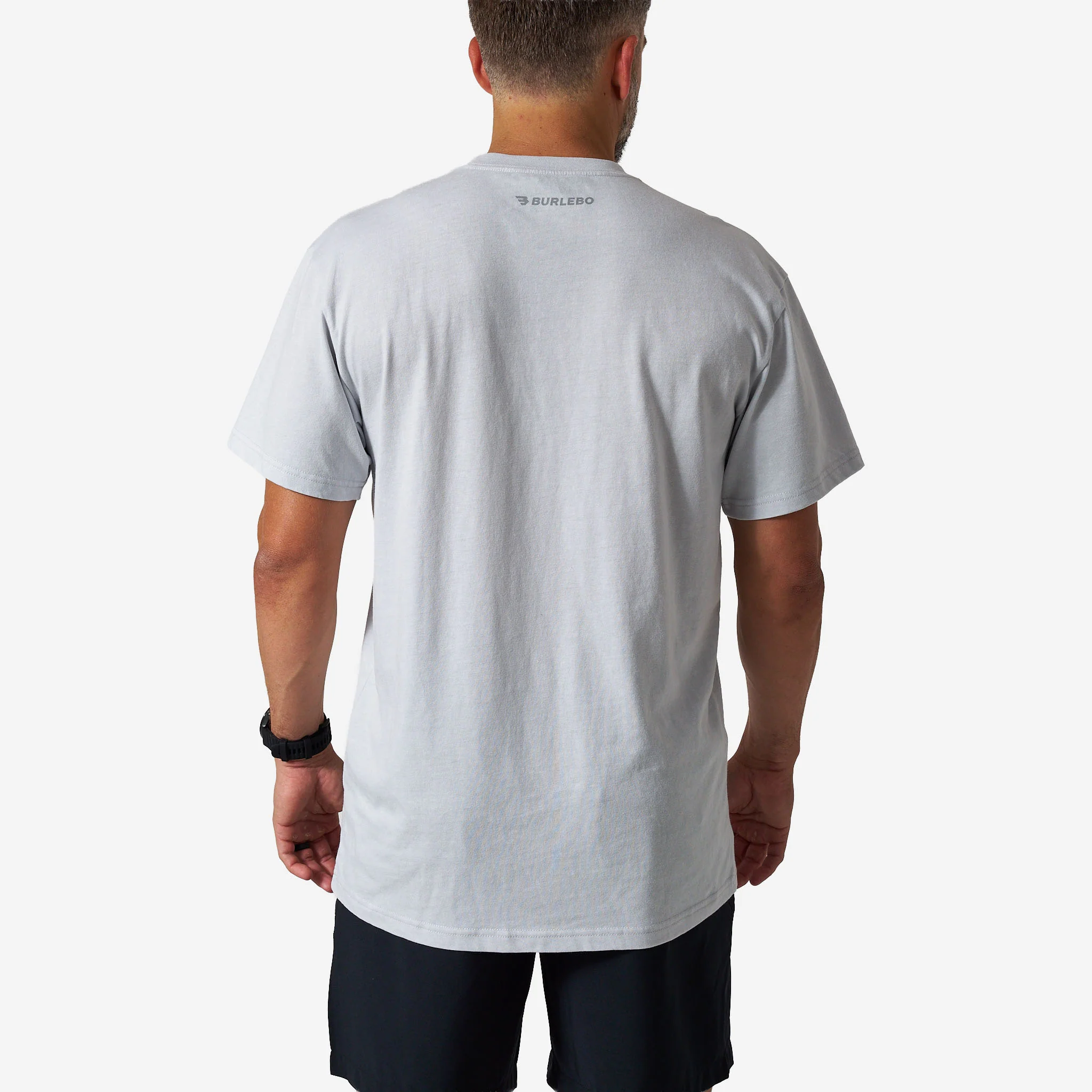 Vintage Washed Tee - PRAY - Light Grey