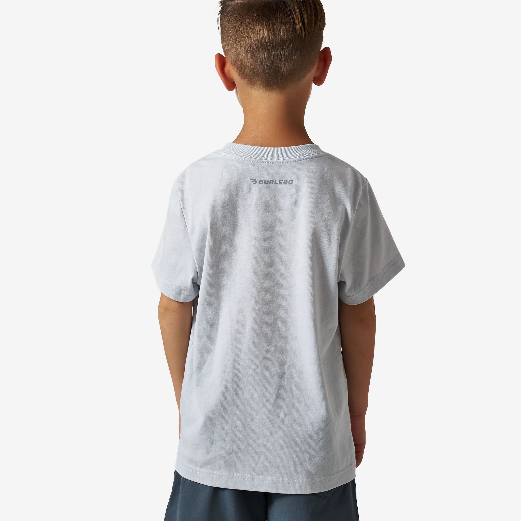 Youth Vintage Washed Tee - PRAY - Light Grey