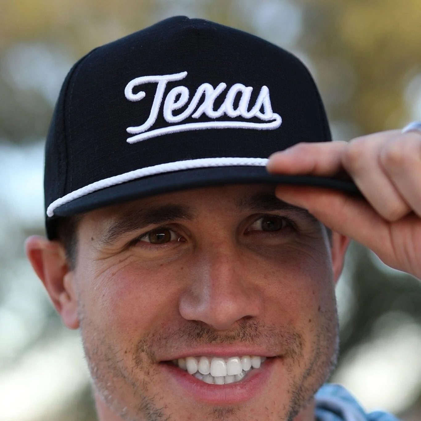 Cap - Texas Script - Black