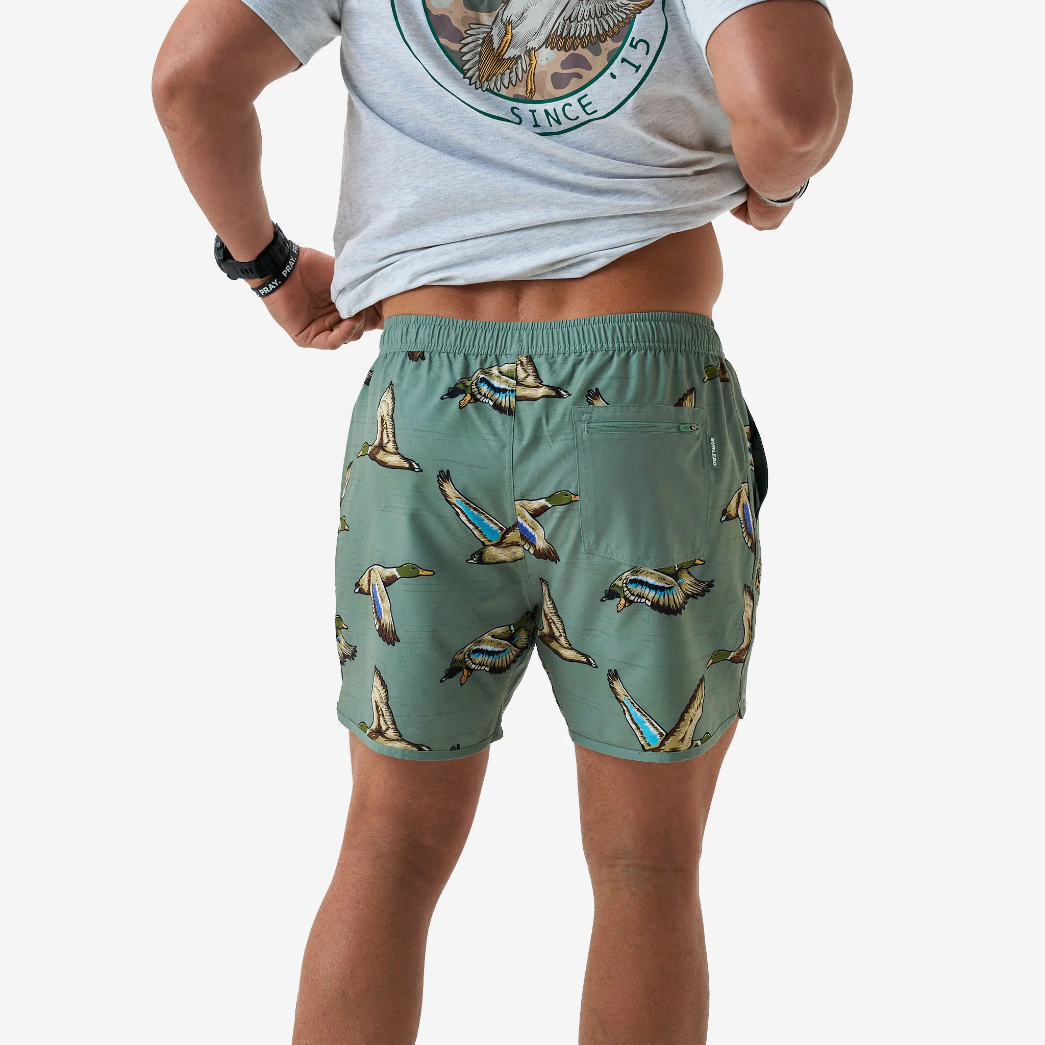 Swim Trunk - Jumbo Mallards - Green