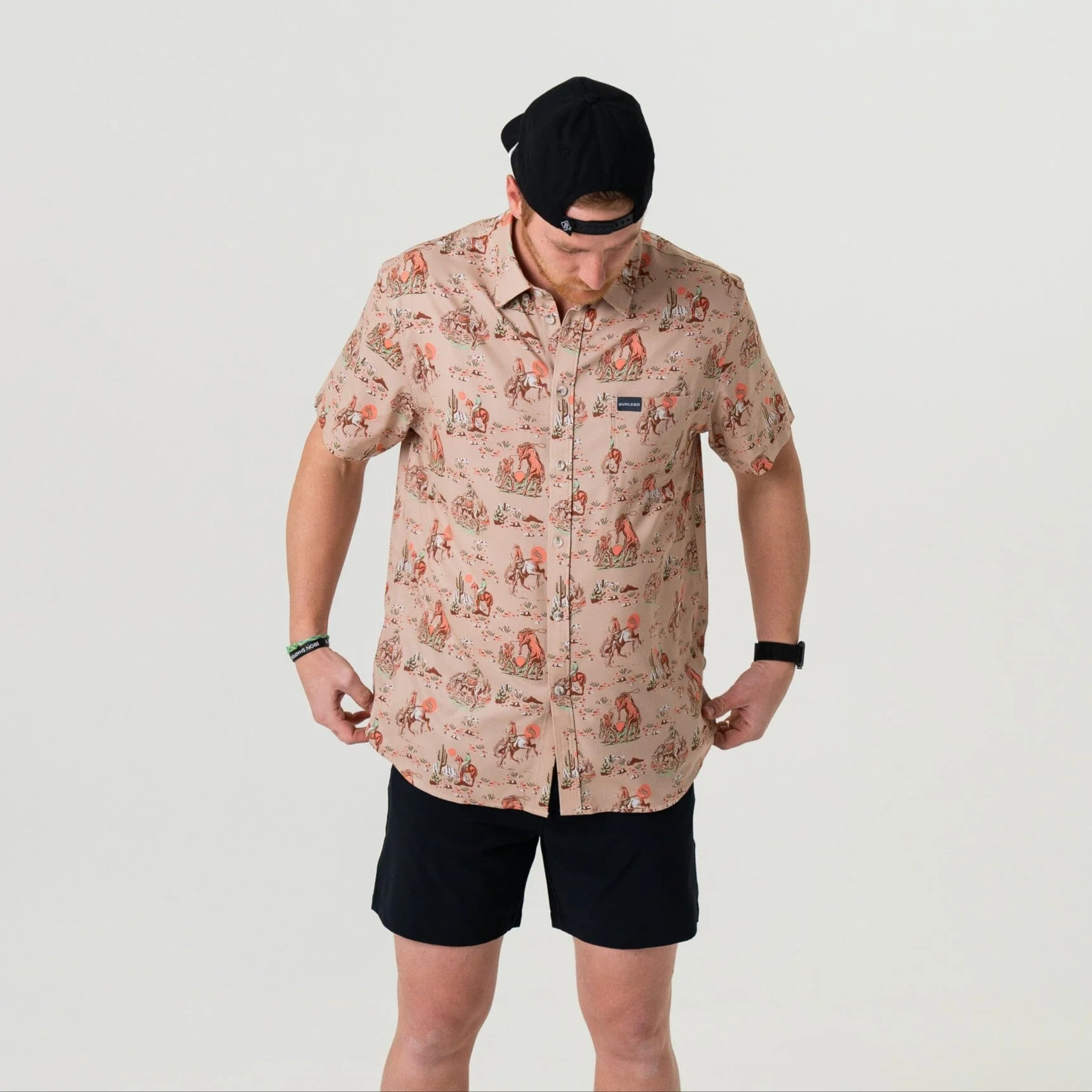 Performance Button Up - Cowboy Up