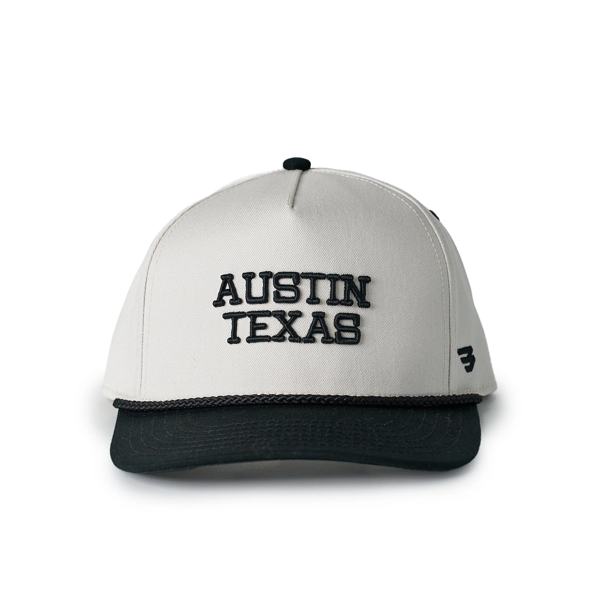 464-cap-austin-texas-cream-black-1.webp Cap - Austin Texas - Cream & Black