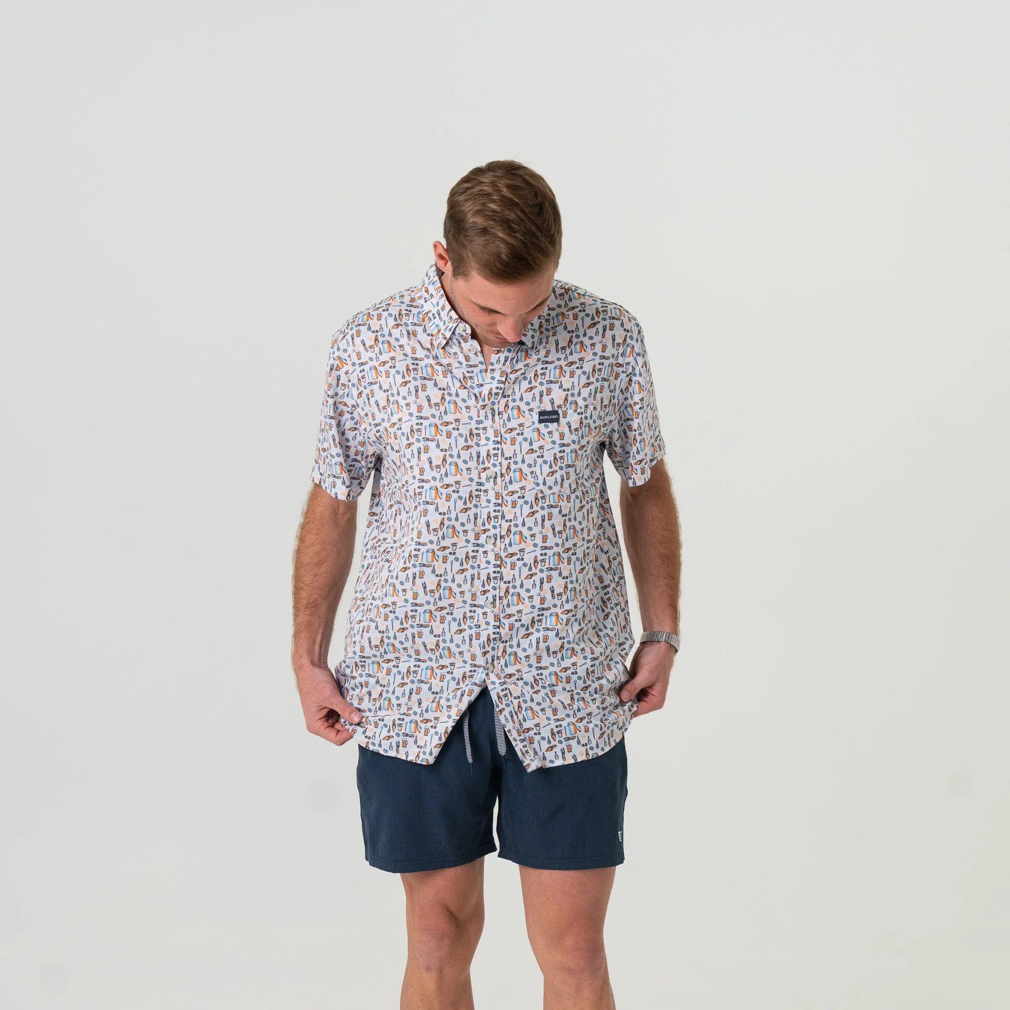 Performance Button Up - Crawfish Boil