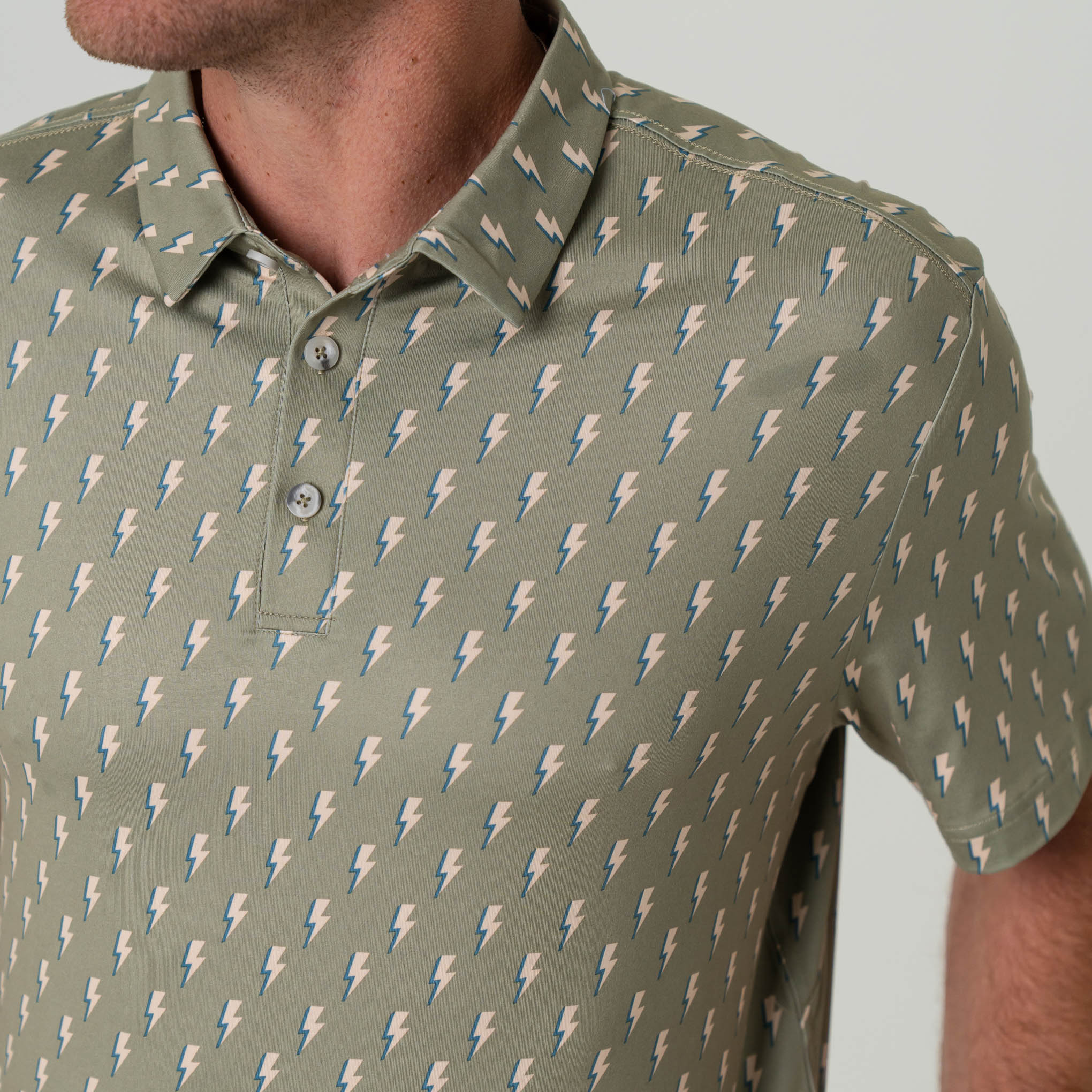 Performance Polo - Sage Lightning