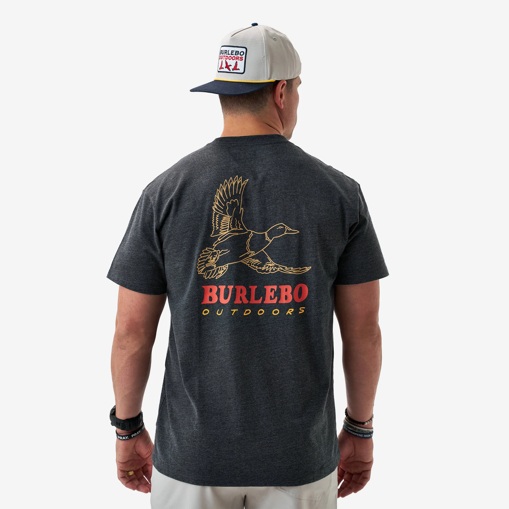 Short Sleeve Tee - Duck Wild - Heather Black