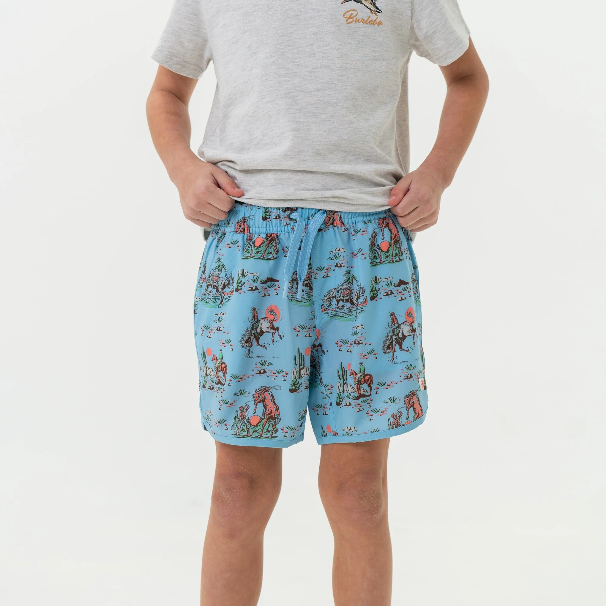 Youth Swim Trunk - Cowboy Up