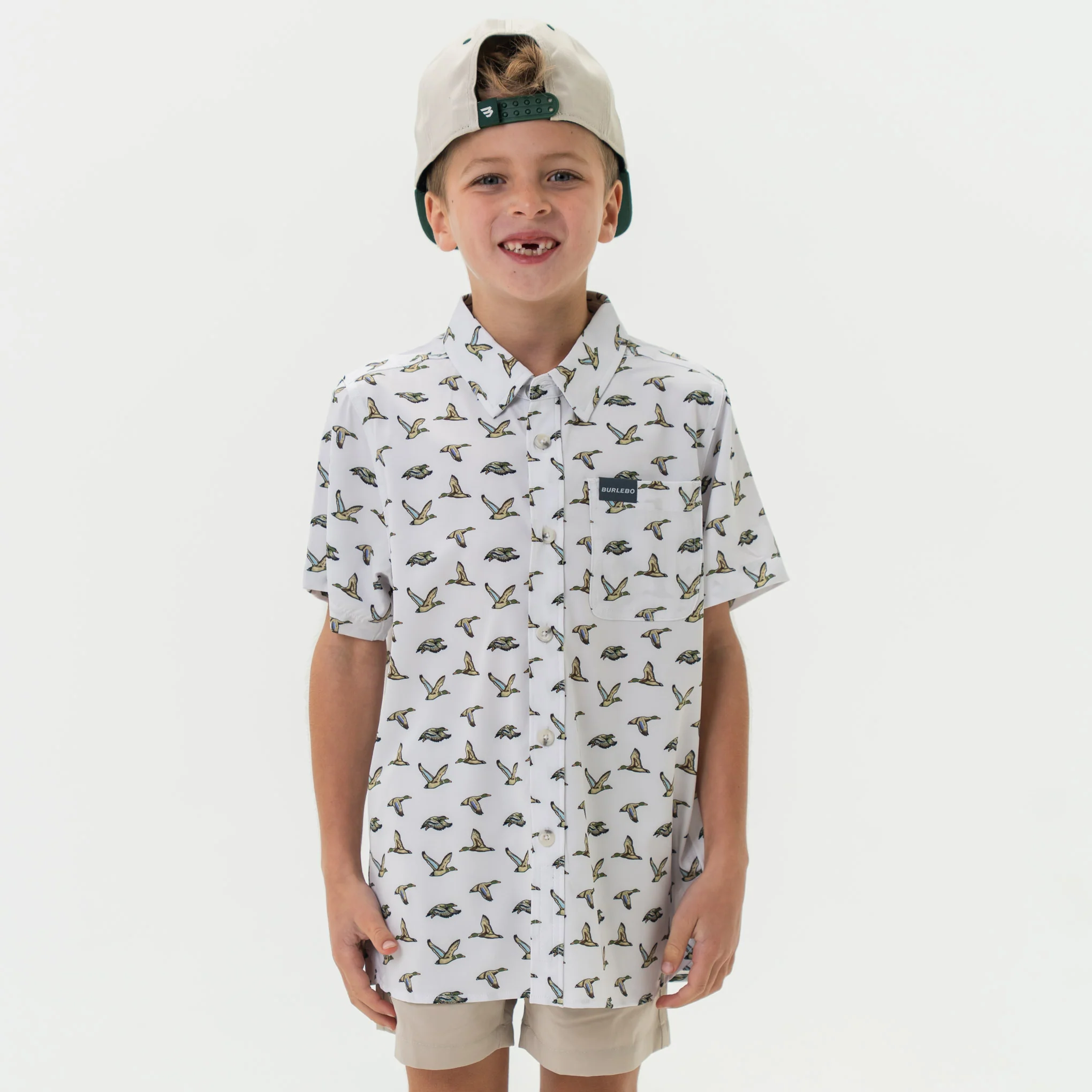 4937-youth-performance-button-up-flying-mallard-ducks-white-1.webp Youth Performance Button Up - Flying Mallard Ducks White