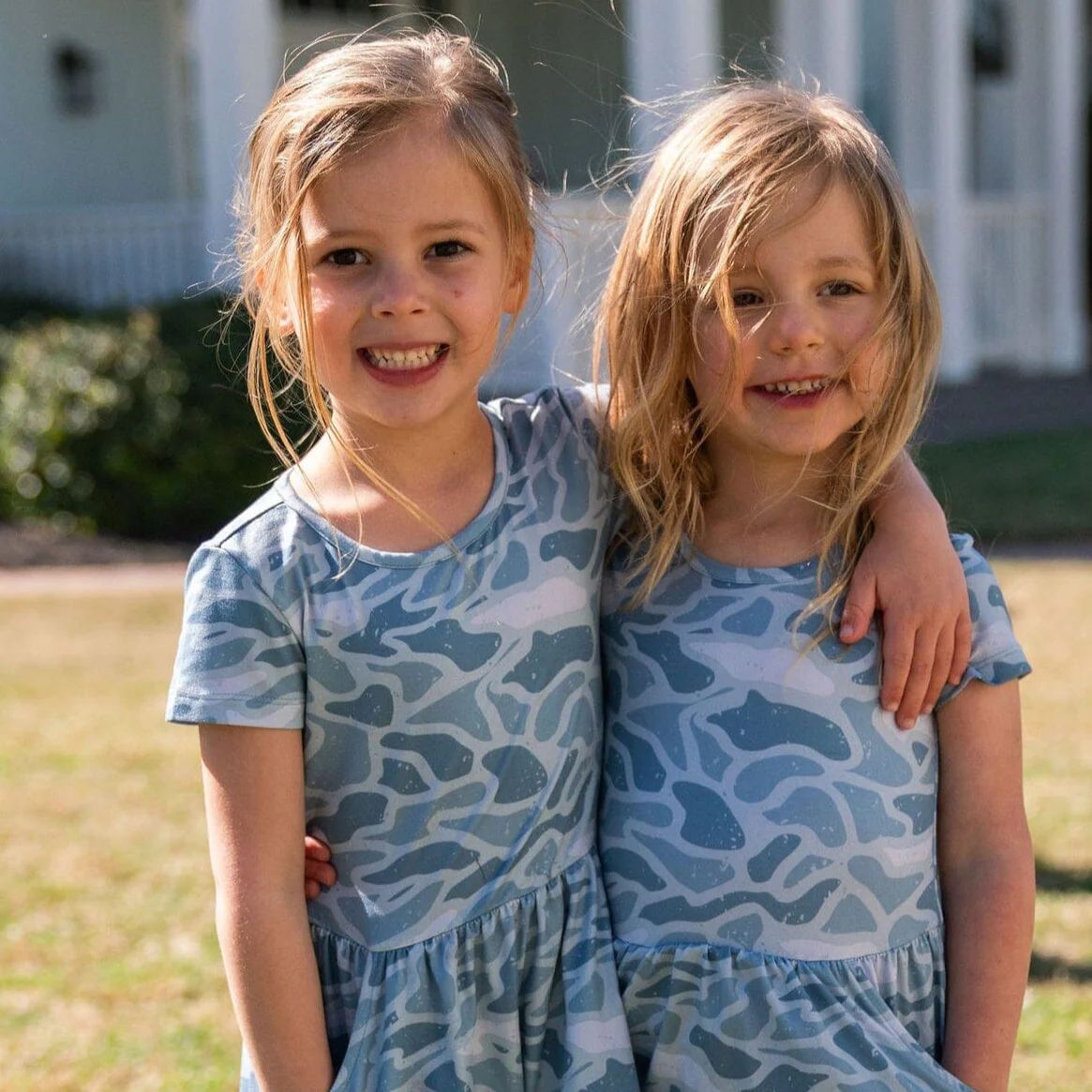 Youth Moxie Dress - Seaside Camo