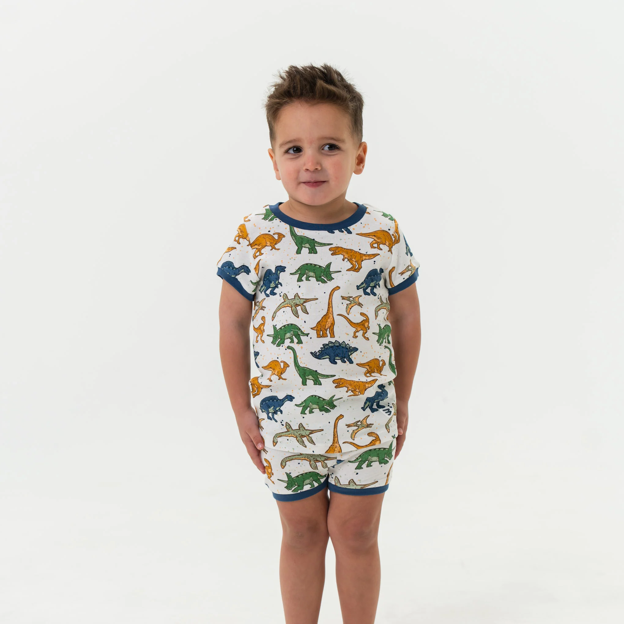 Youth Sleep Short Set- Jumbo Dino-Mite