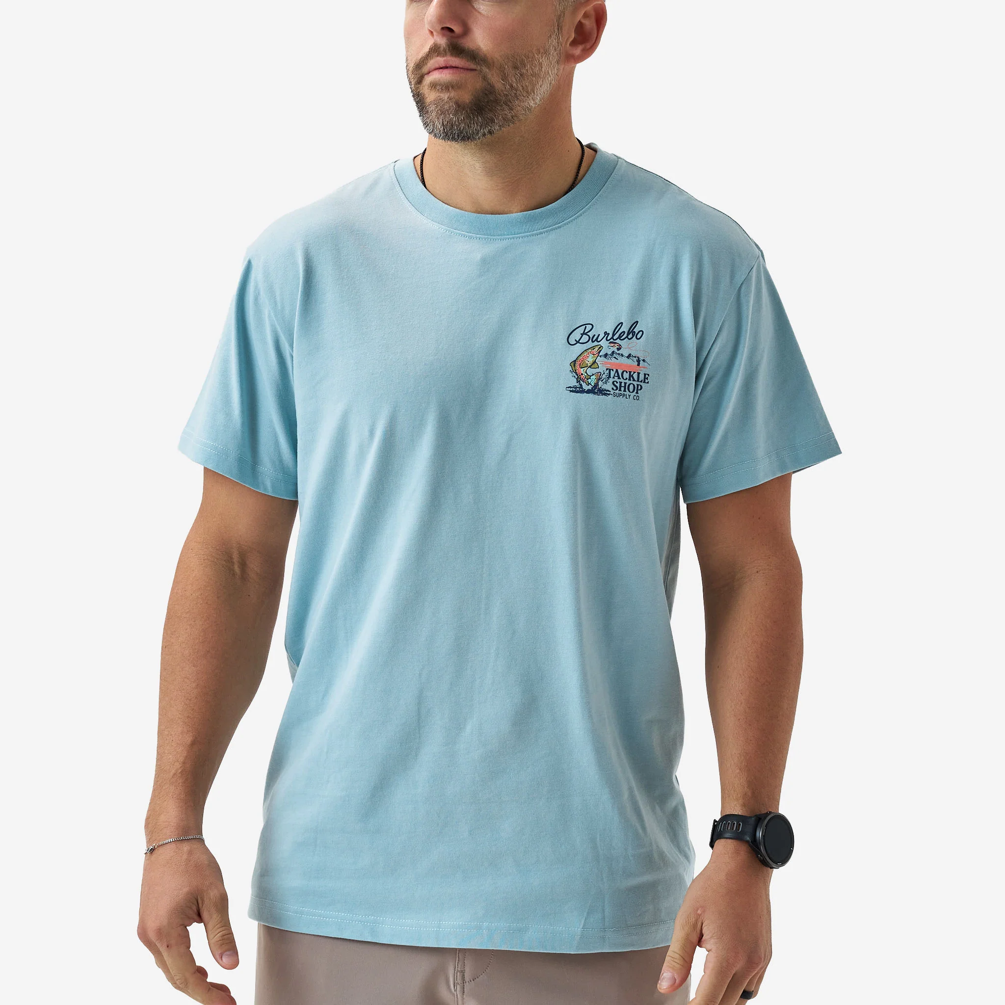 504-short-sleeve-tee-tackle-shop-sky-blue-4.webp Short Sleeve Tee - Tackle Shop - Sky Blue