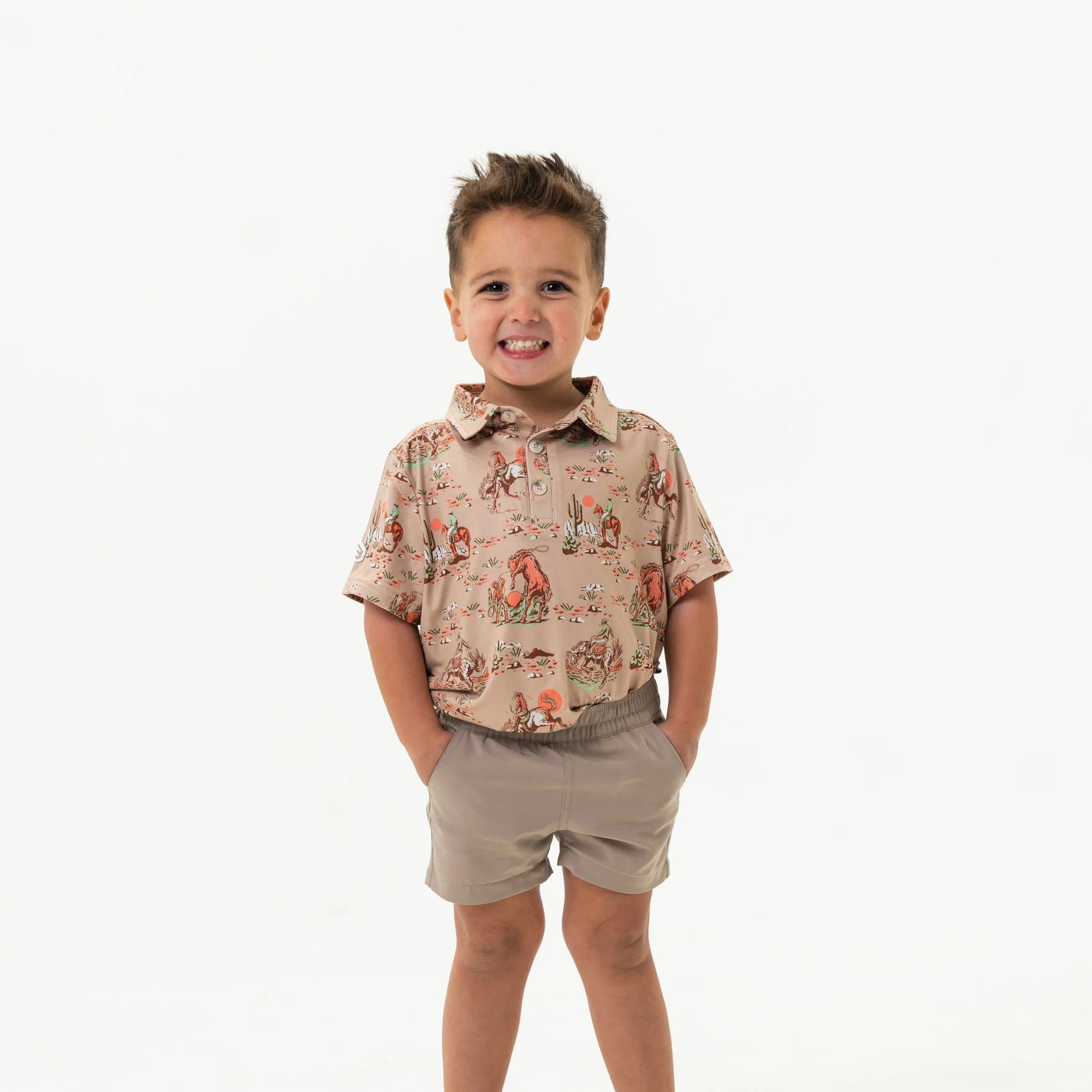5050-youth-performance-polo-cowboy-up-khaki-1.webp Youth Performance Polo - Cowboy Up Khaki