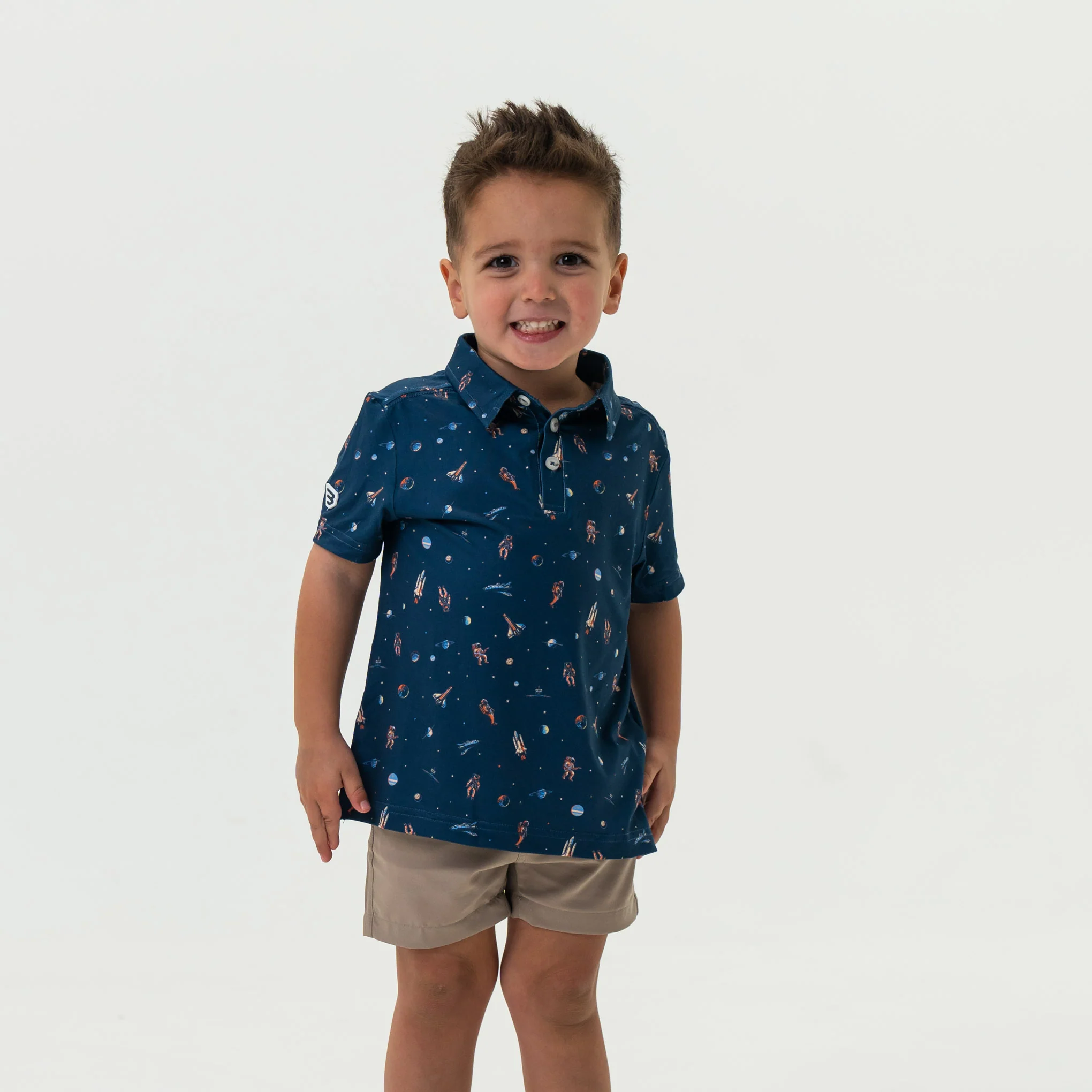 Youth Performance Polo - To The Moon