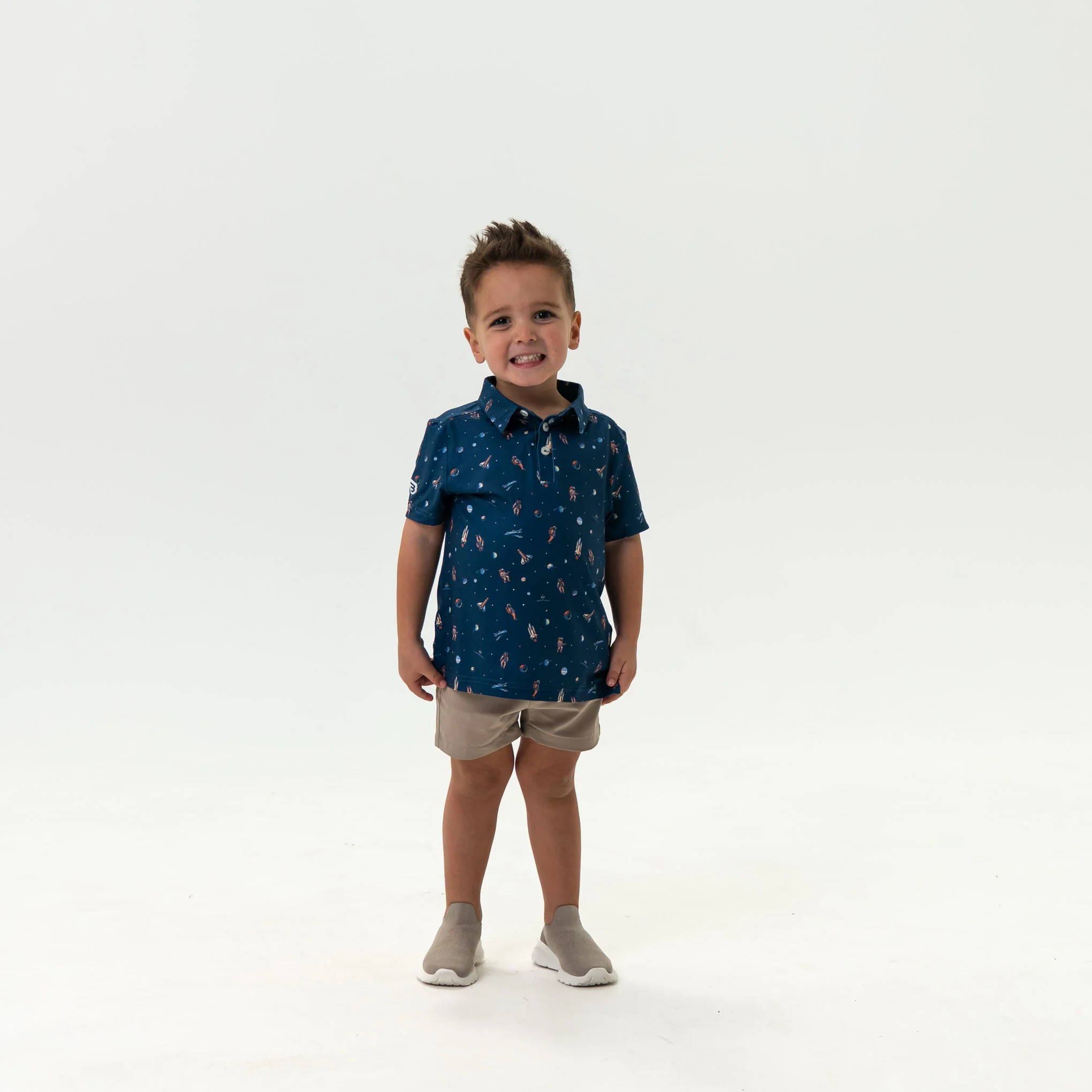 Youth Performance Polo - To The Moon