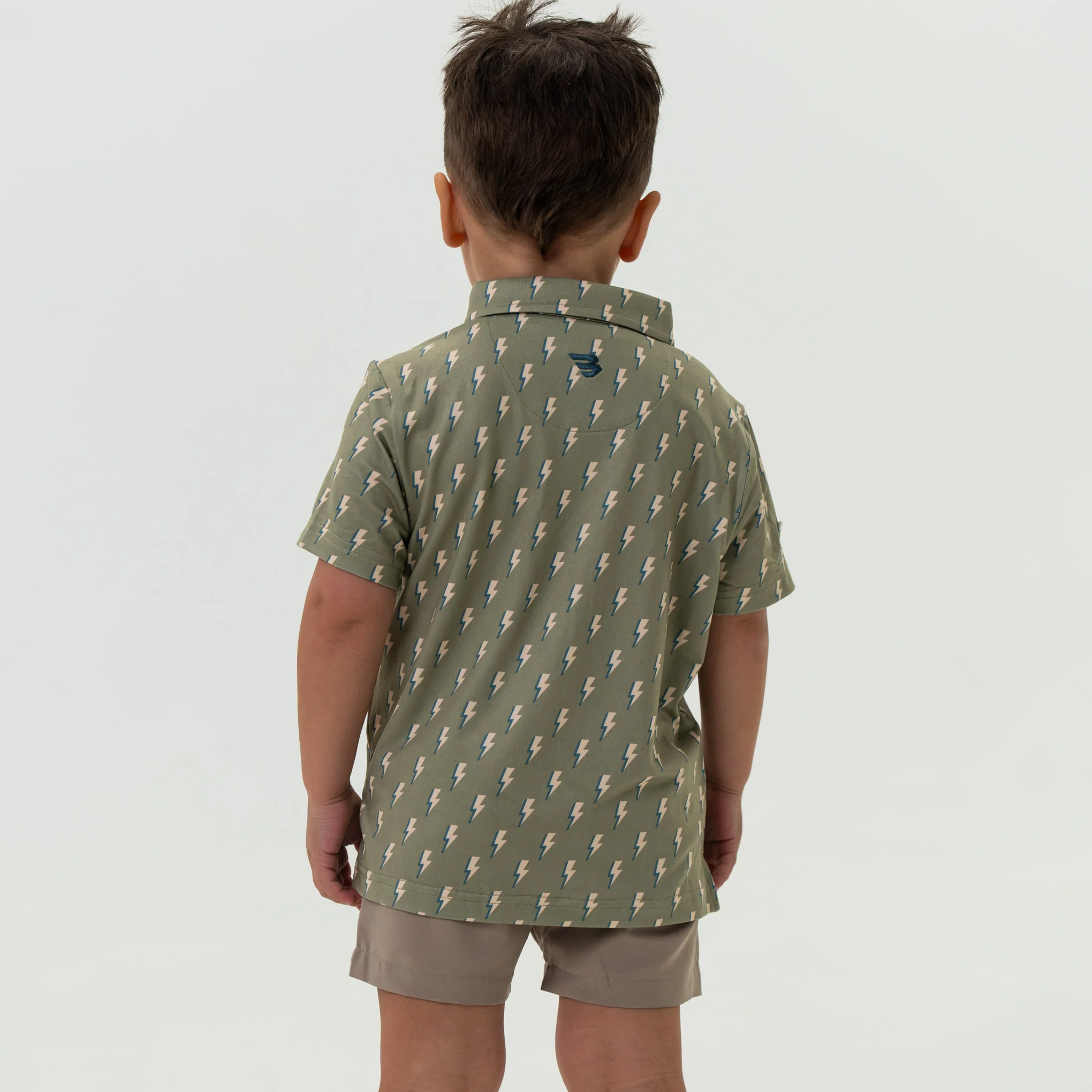 Youth Performance Polo - Sage Lightning
