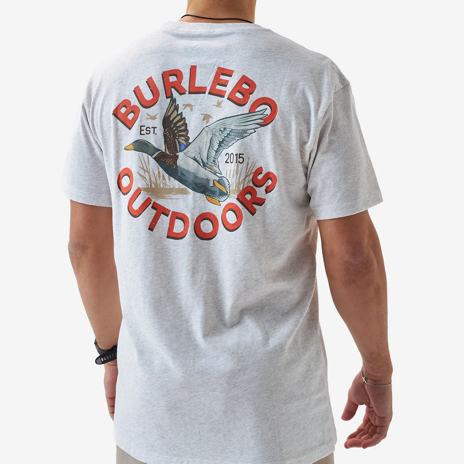 5122-short-sleeve-tee-old-school-duck-hunt-heather-oat-1.webp Short Sleeve Tee - Old School Duck Hunt - Heather Oat