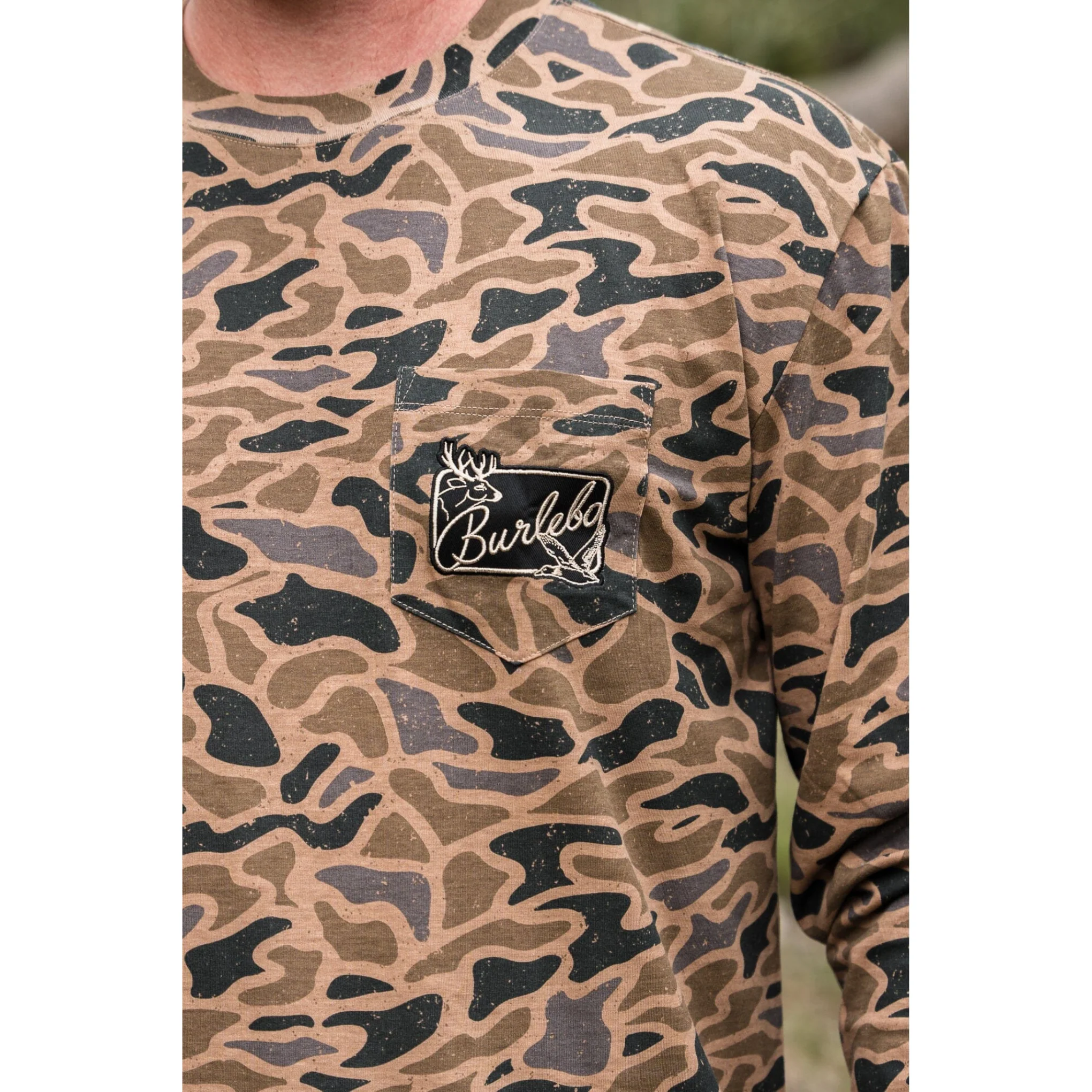 Gauge Camo Pocket Tee - Long Sleeve