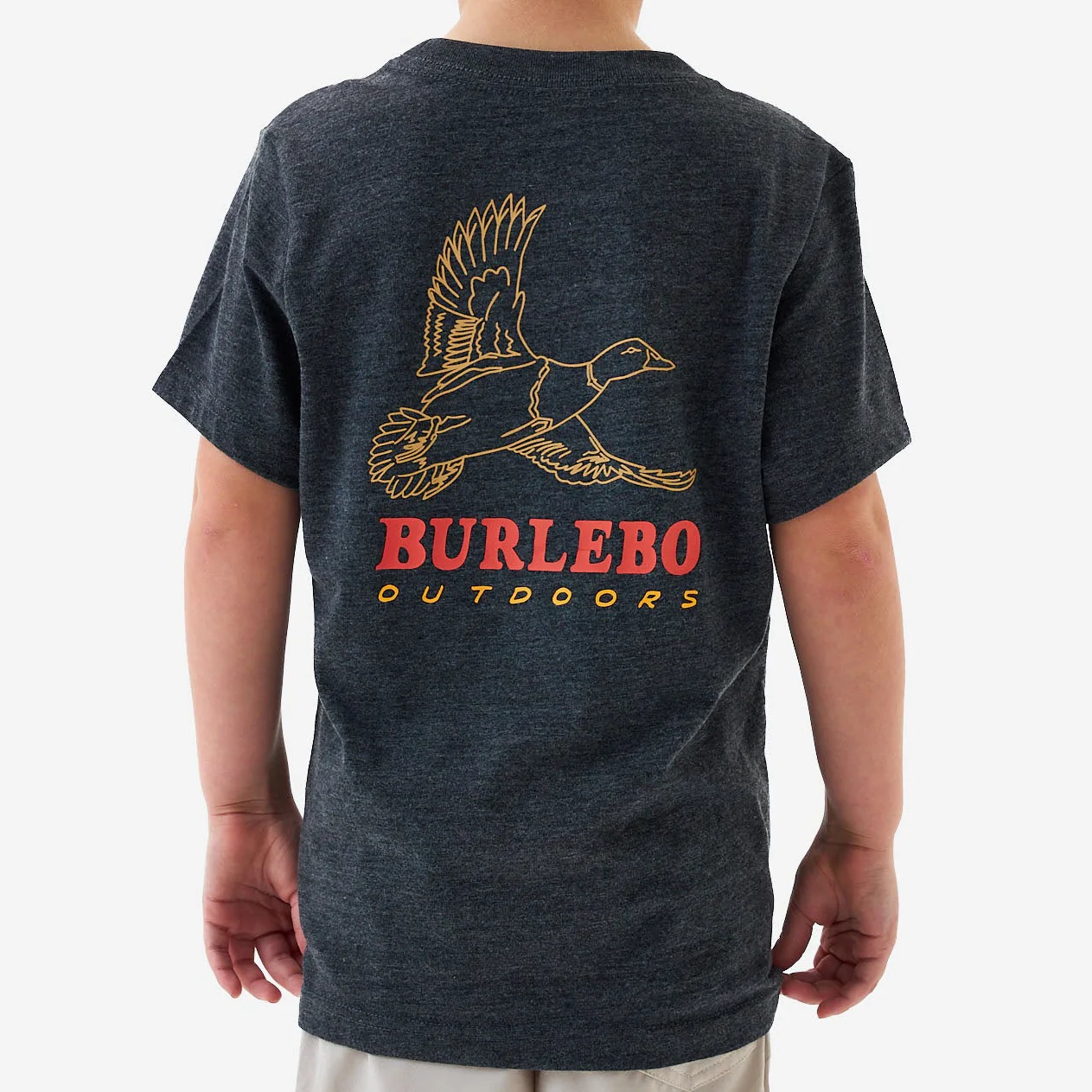 538-youth-short-sleeve-tee-duck-wild-heather-black-1.webp Youth Short Sleeve Tee - Duck Wild - Heather Black
