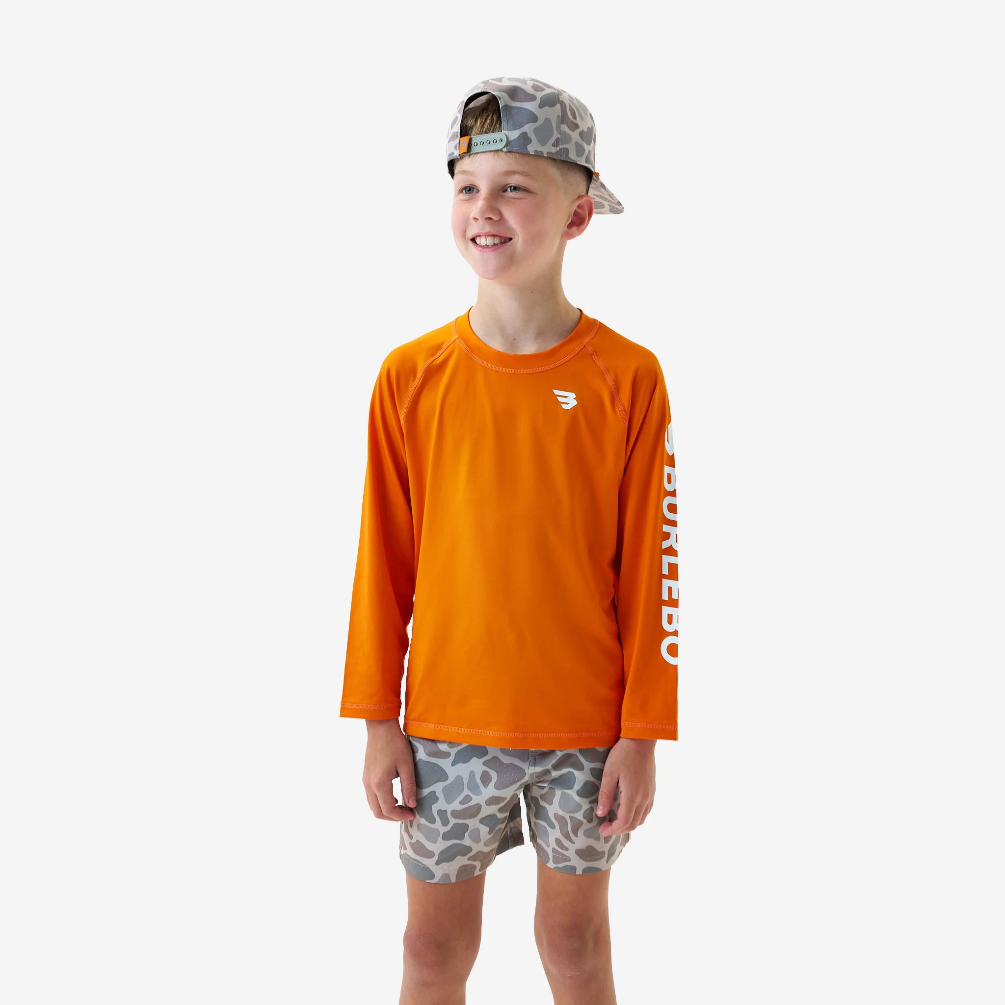 582-youth-rash-guard-orange-and-white-5.webp Youth Rash Guard - Orange and White